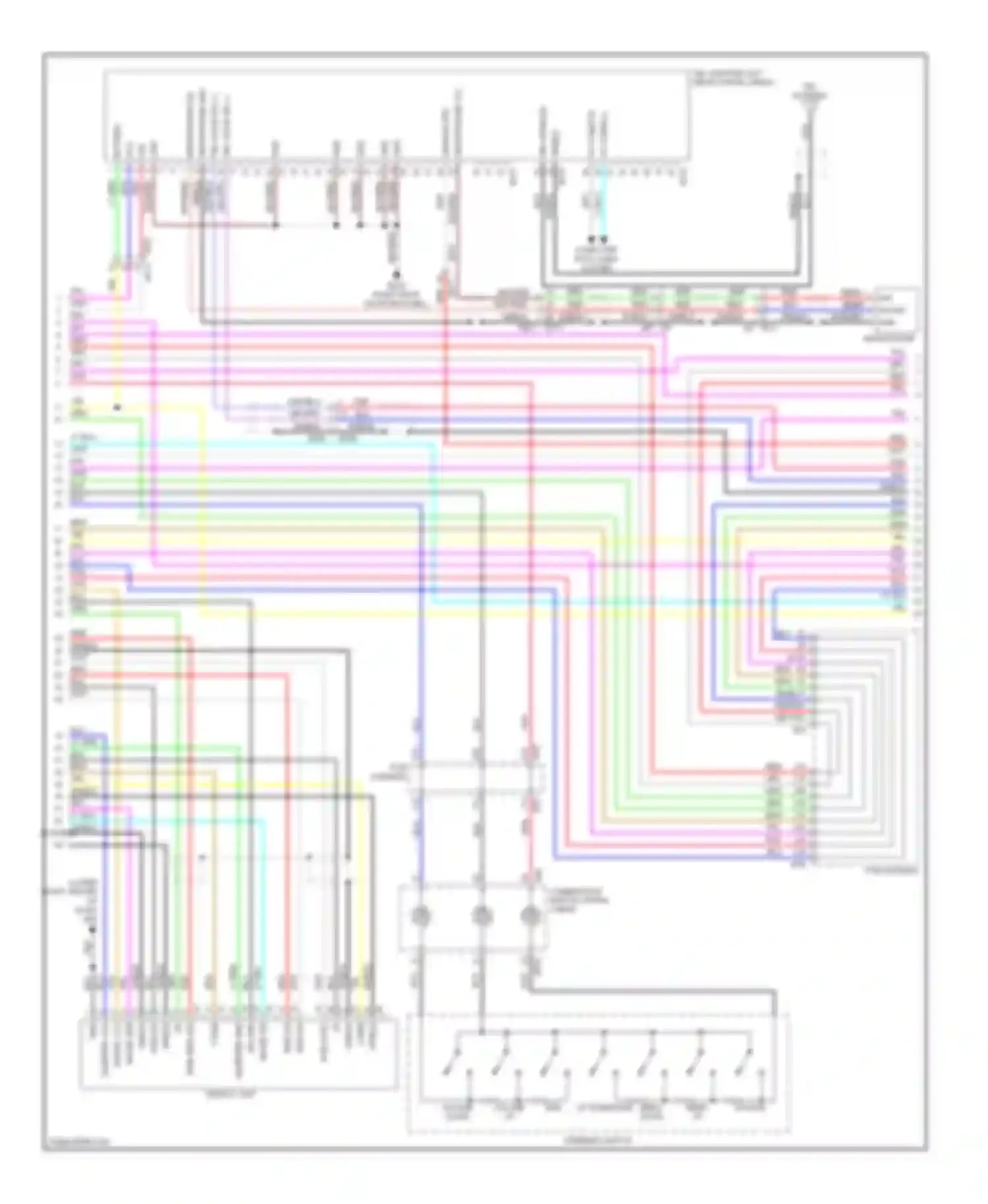 Wiring diagram menu up for Infiniti M56 IV (2010-2013) (1 of 1)