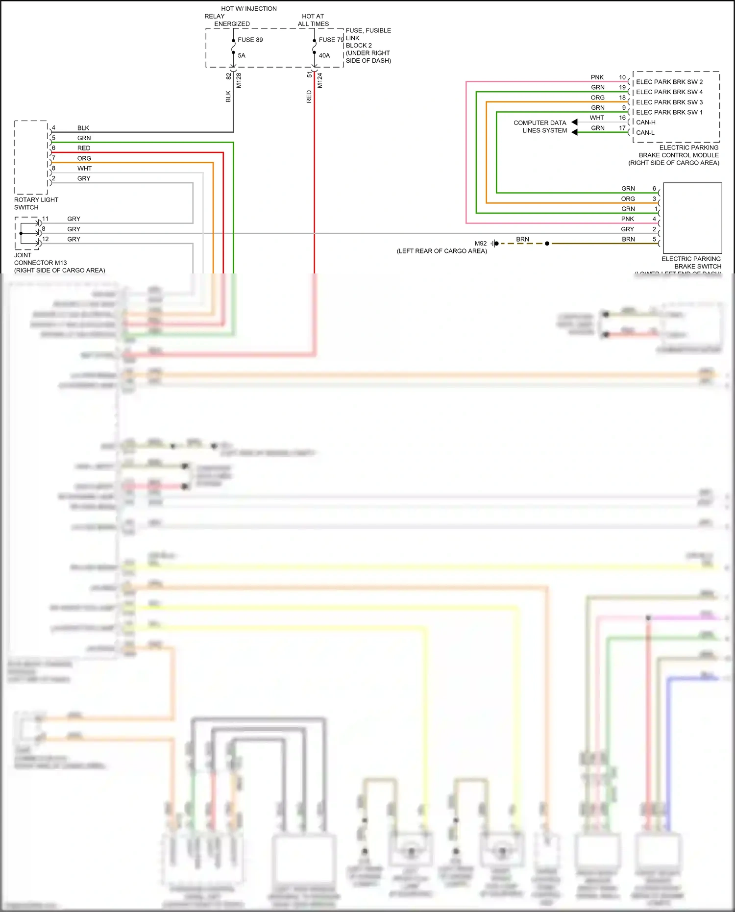 Infiniti Q30 I (2015-2019) computer data lines system wiring diagram  (24 of 63)