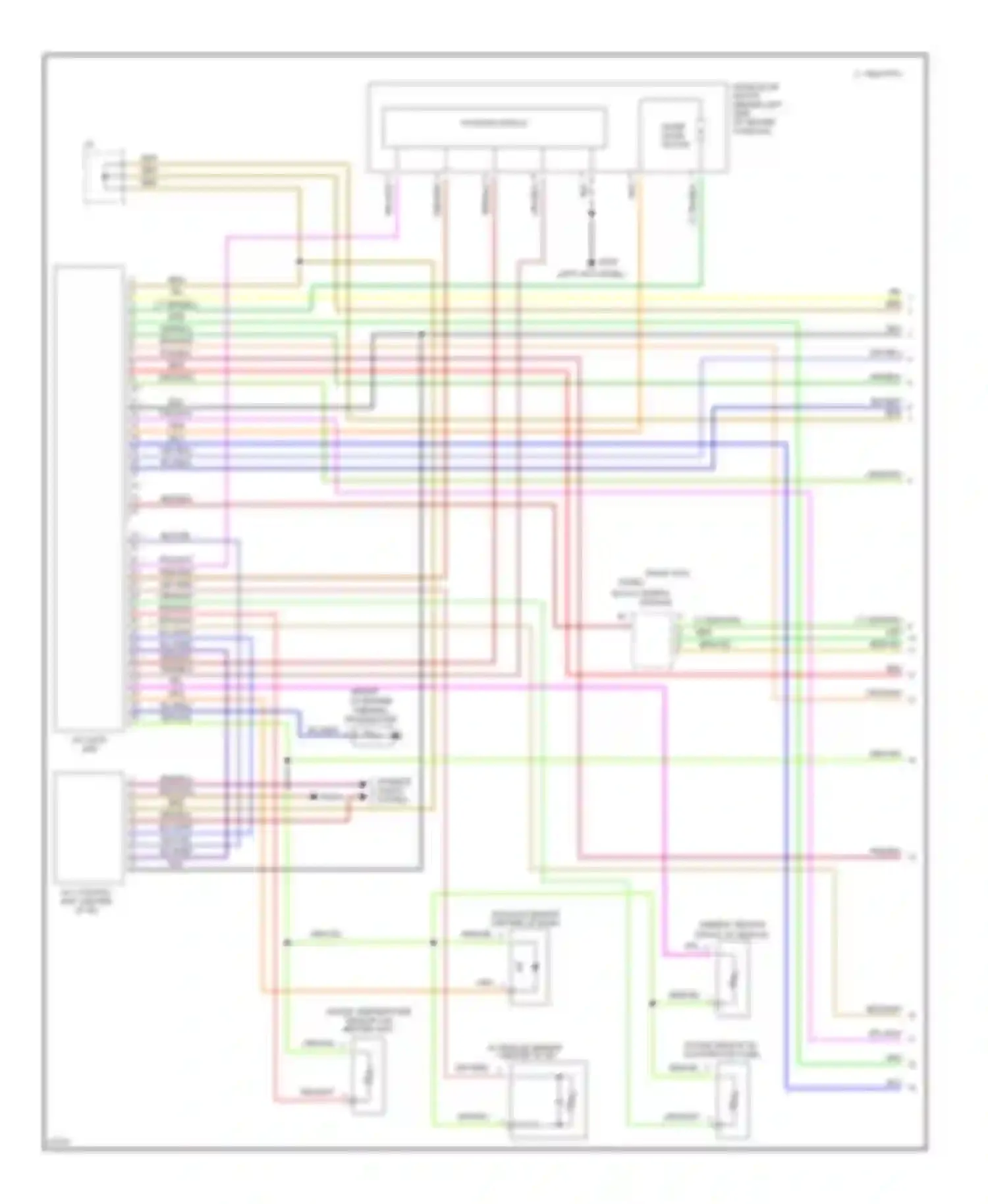 Q45 Infiniti I (1989-1996): Air conditioning circuits (1 of 2)