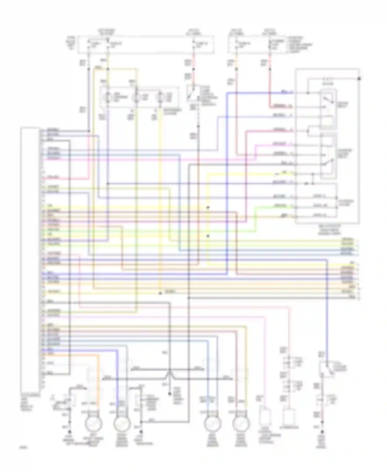 Q45 Infiniti I (1989-1996): Traction control circuit (3 of 2)