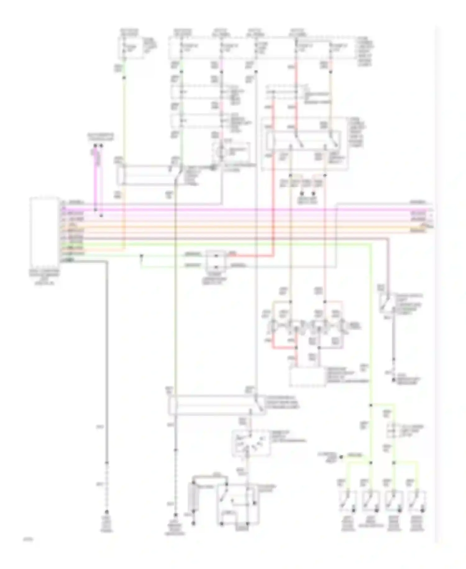 Q45 Infiniti I (1989-1996): Anti-theft circuit (1 of 2)