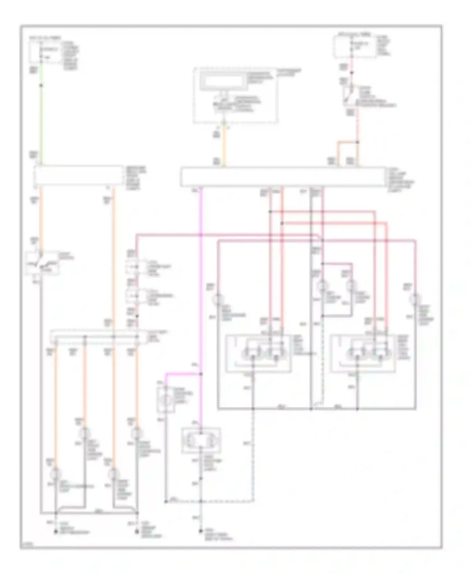 Q45 Infiniti I (1989-1996): Exterior light circuit (1 of 2)