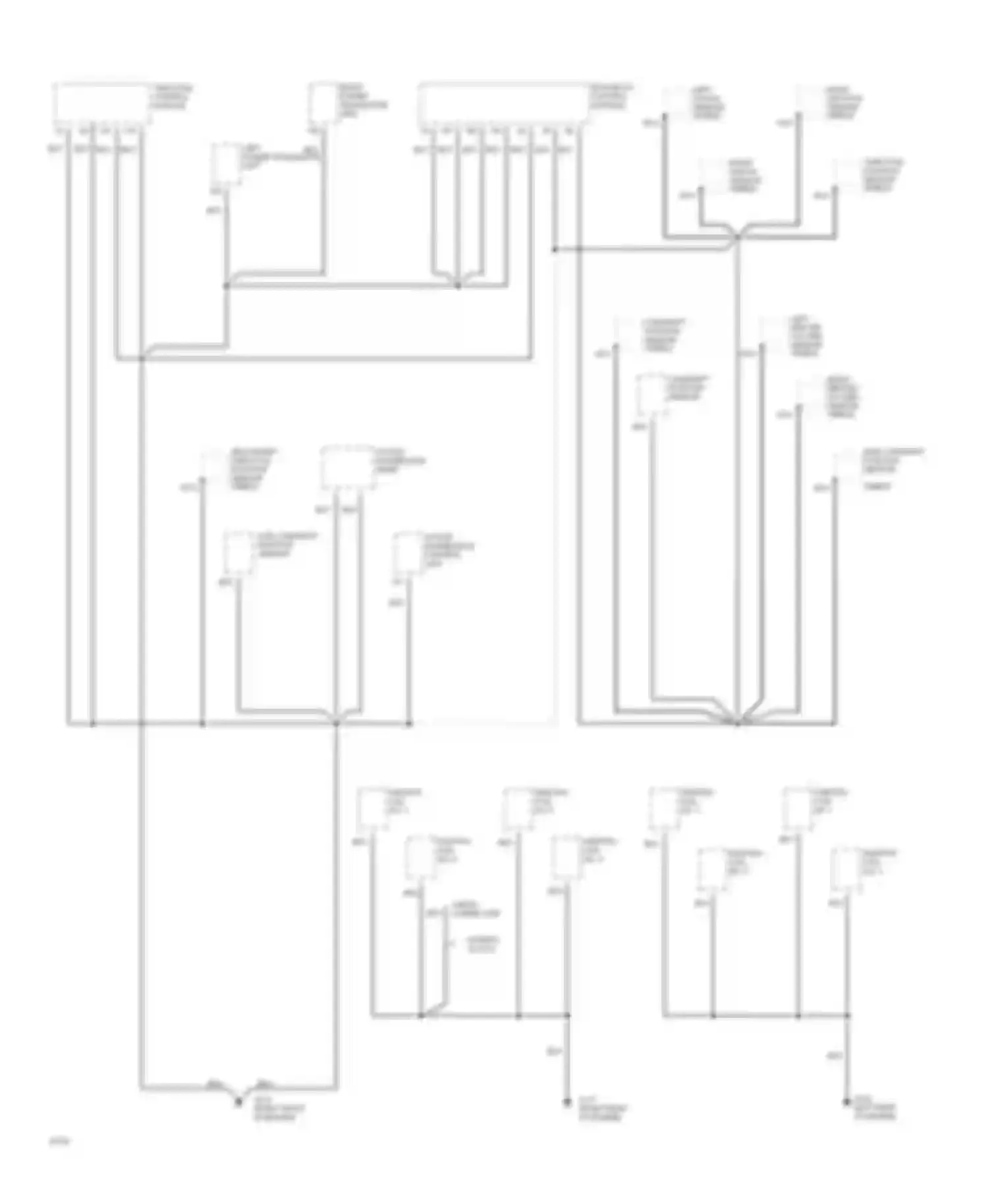 Q45 Infiniti I (1989-1996): Ground distribution circuit (1 of 6)