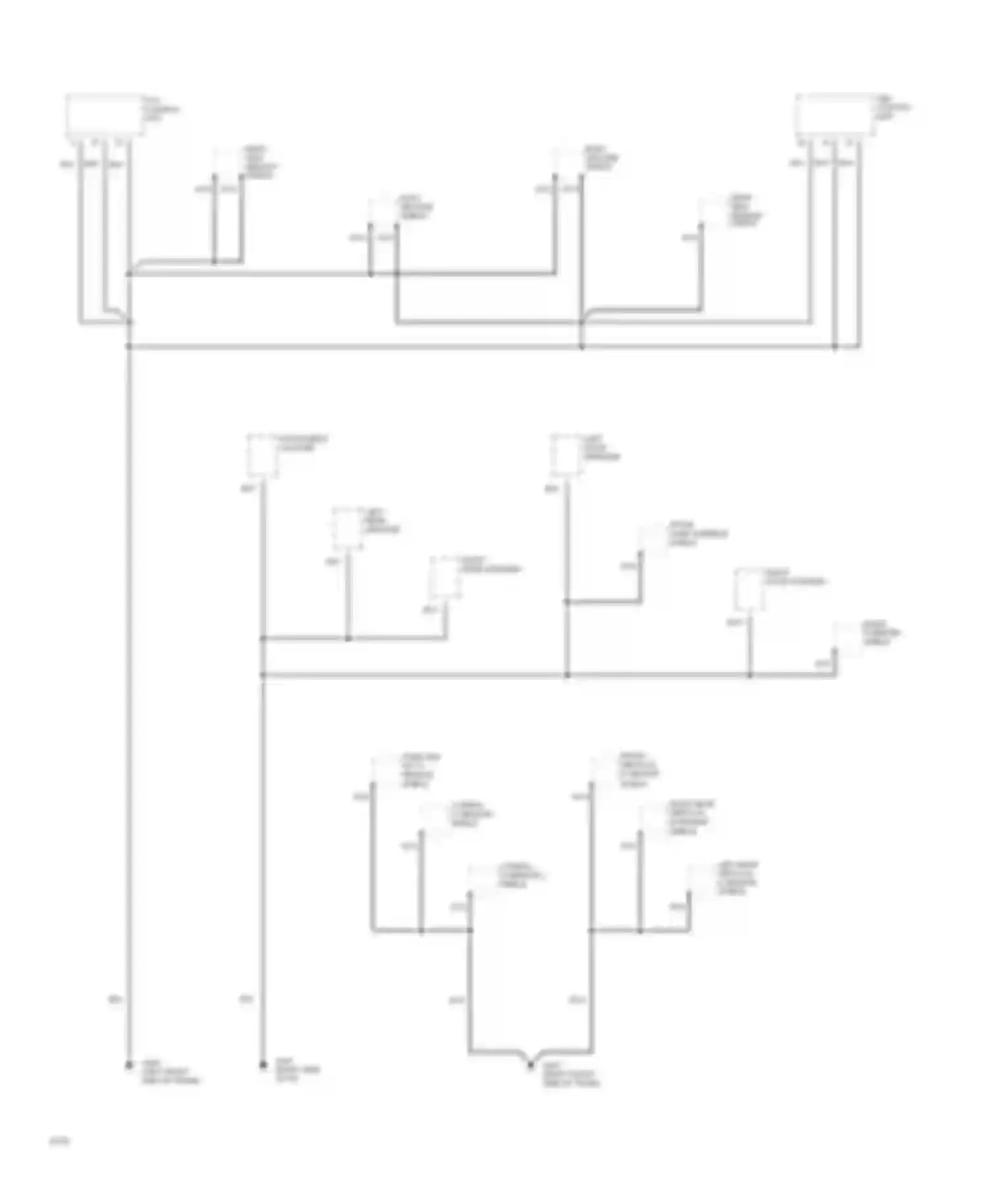 Q45 Infiniti I (1989-1996): Ground distribution circuit (5 of 6)
