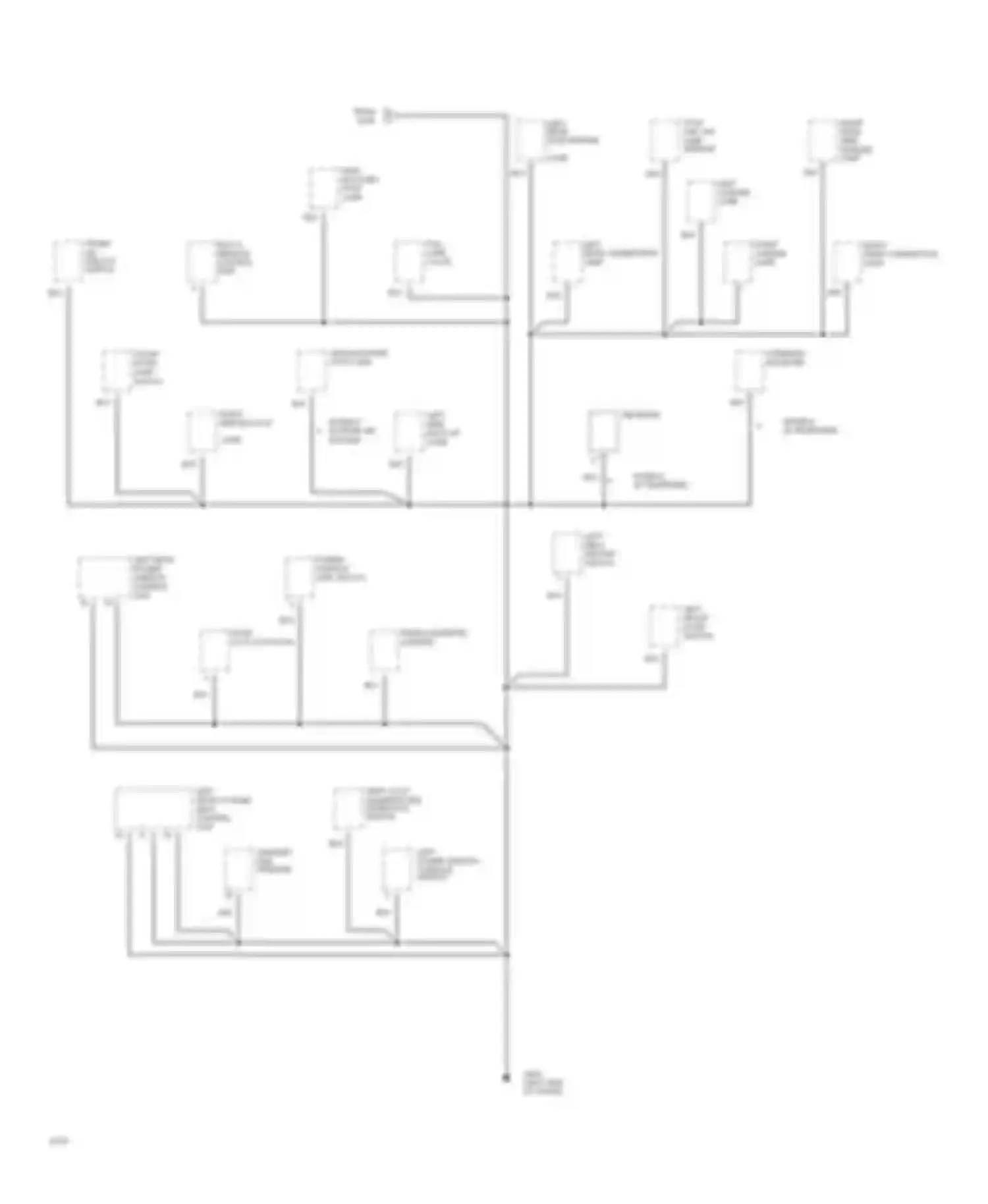 Q45 Infiniti I (1989-1996): Ground distribution circuit (6 of 6)