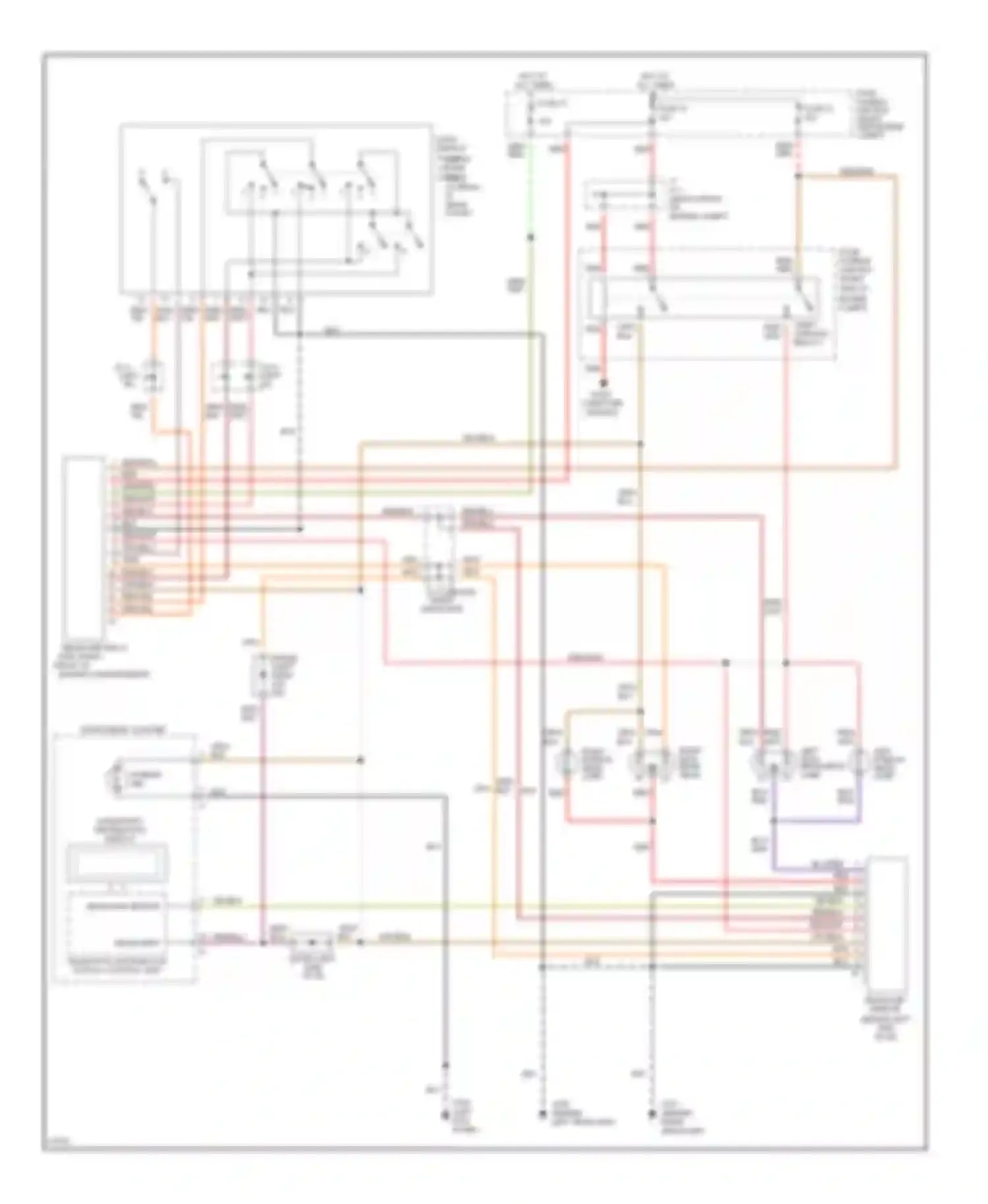 Q45 Infiniti I (1989-1996): Headlamps circuit