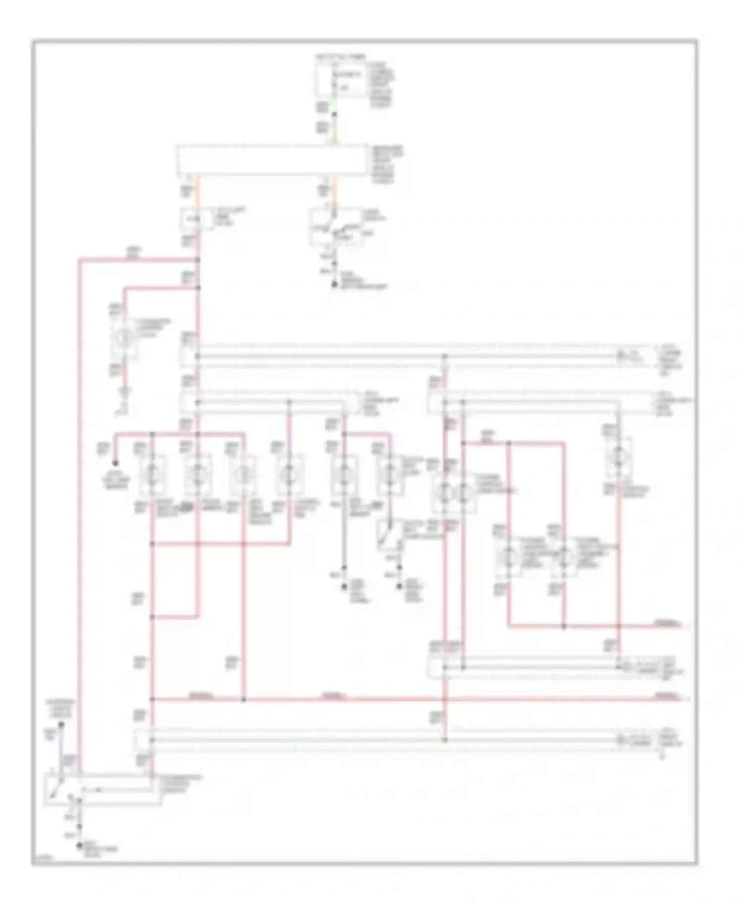 Q45 Infiniti I (1989-1996): Instrument illumination circuit (1 of 2)