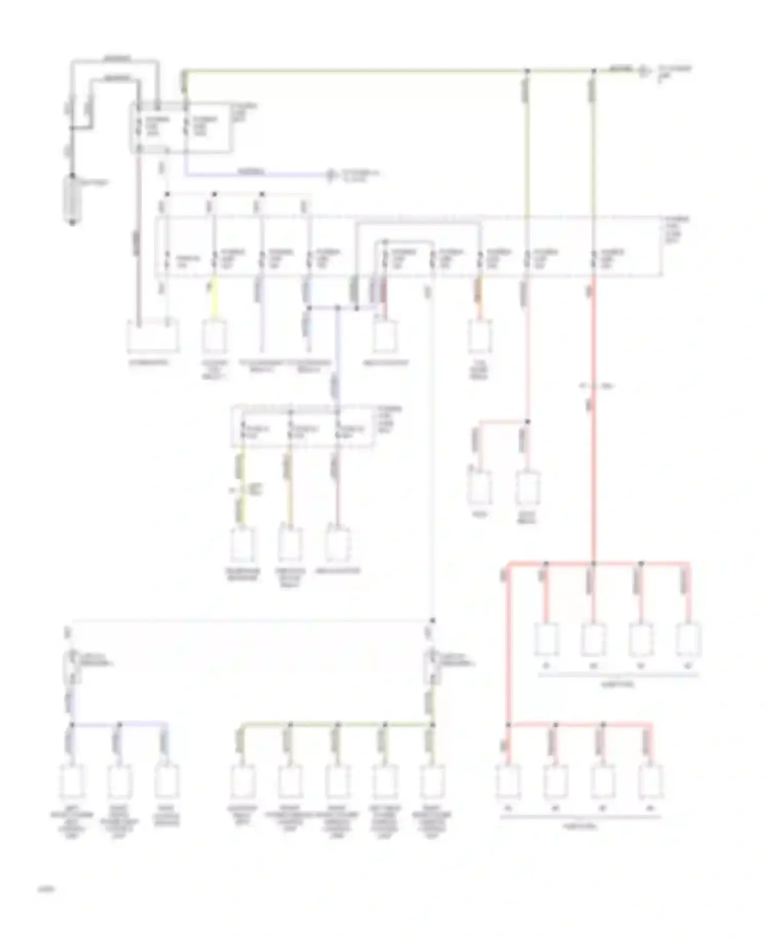 Q45 Infiniti I (1989-1996): Power distribution circuit (1 of 6)