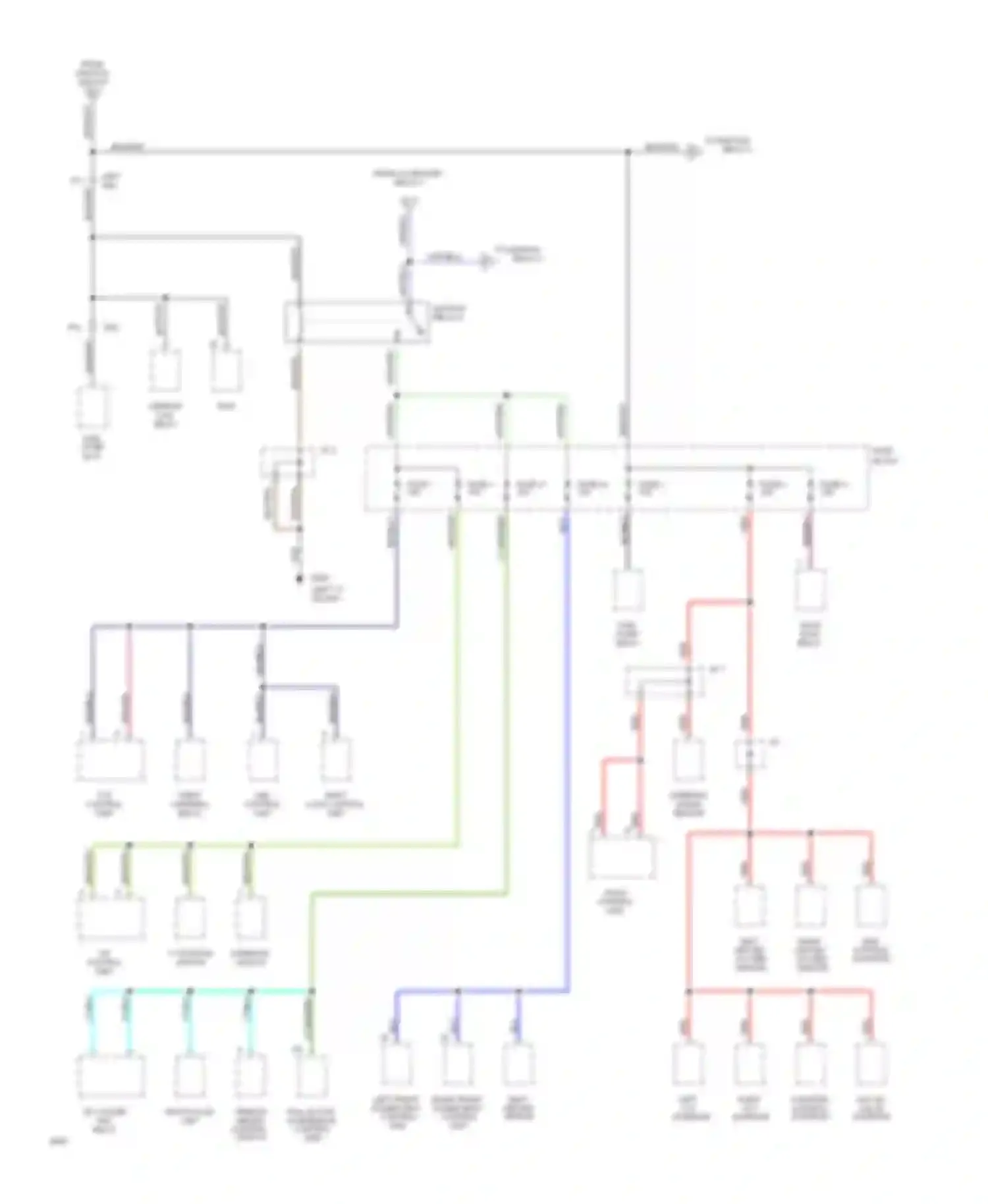 Q45 Infiniti I (1989-1996): Power distribution circuit (4 of 6)