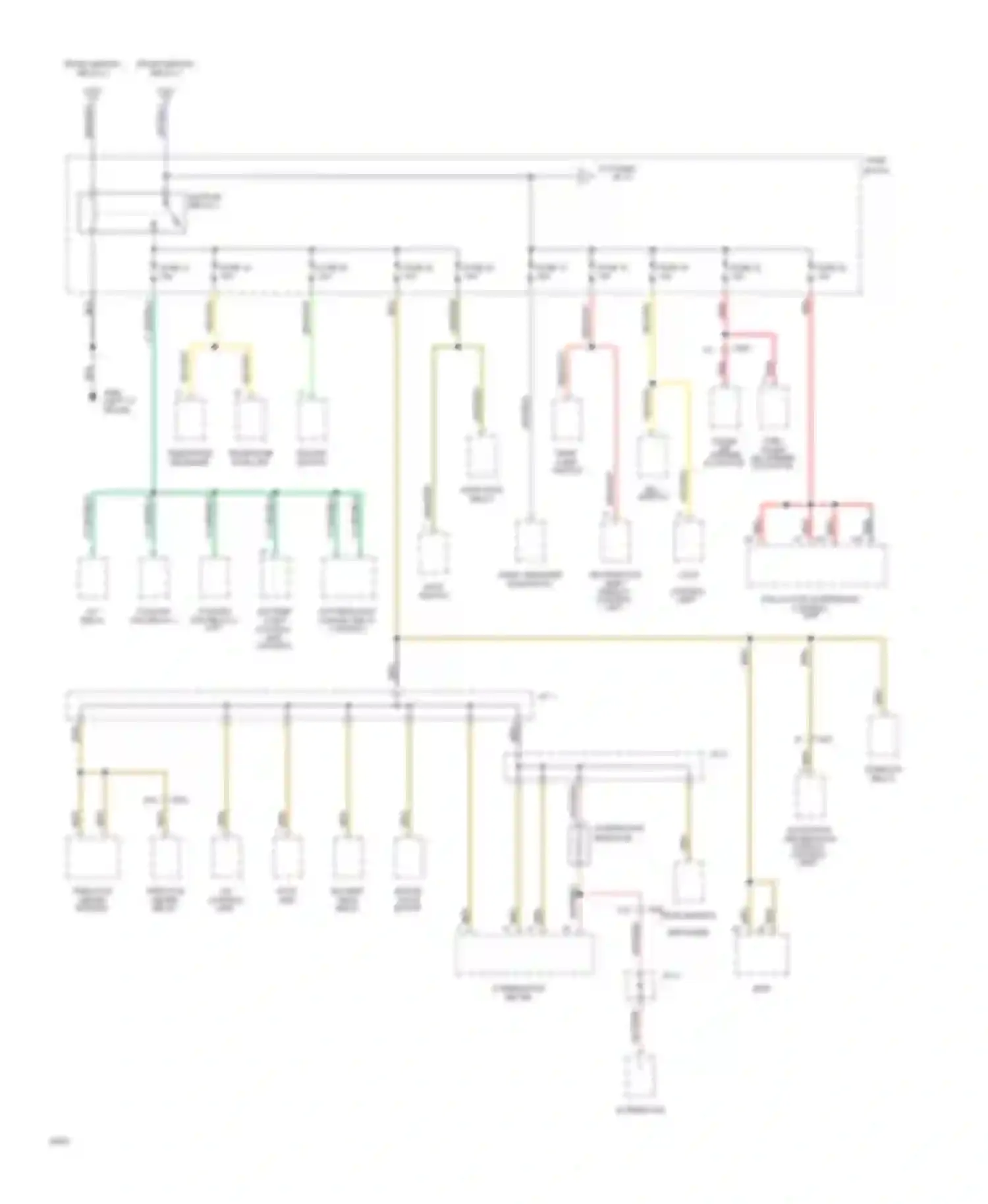 Q45 Infiniti I (1989-1996): Power distribution circuit (5 of 6)