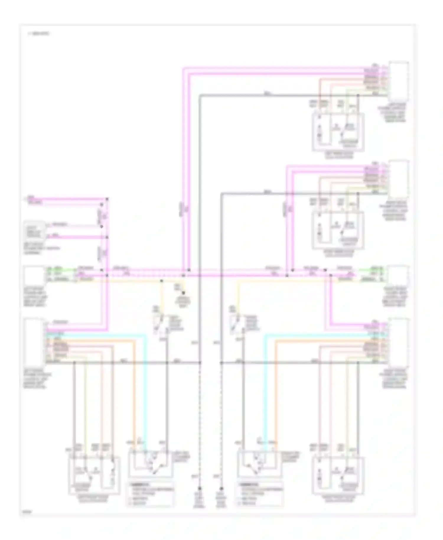 Q45 Infiniti I (1989-1996): Keyless entry circuit (2 of 2)