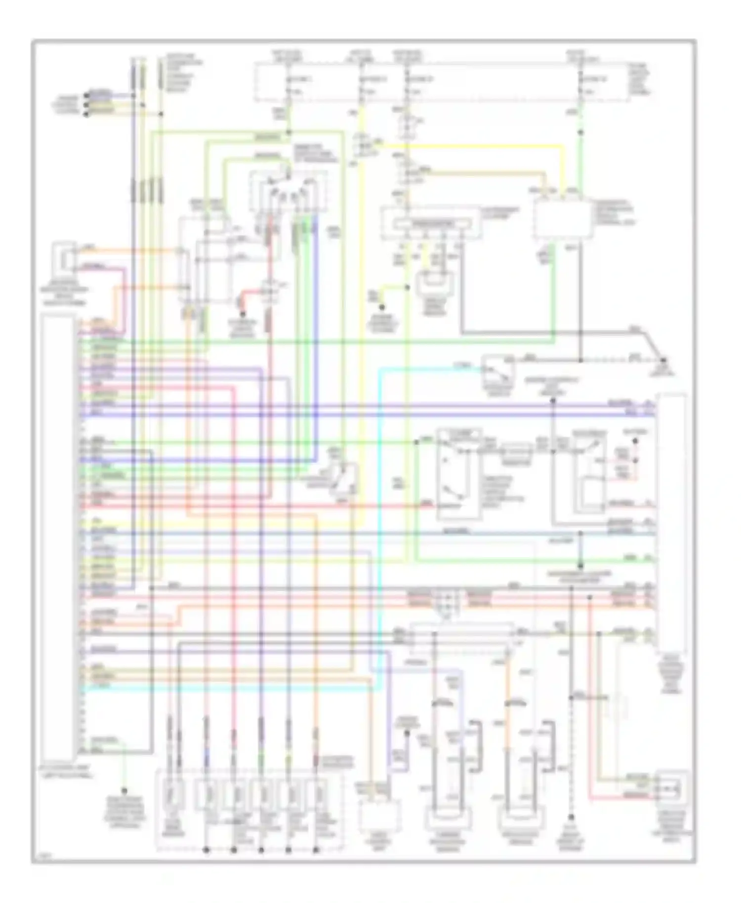 Q45 Infiniti I (1989-1996): Transmission circuit