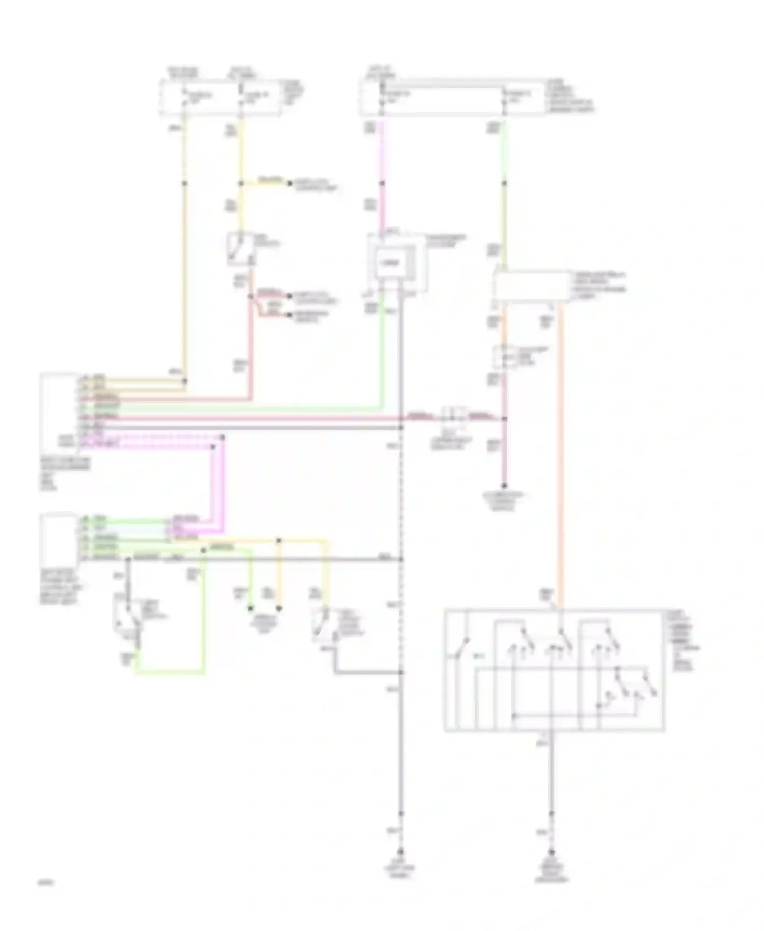 Q45 Infiniti I (1989-1996): Warning system circuits