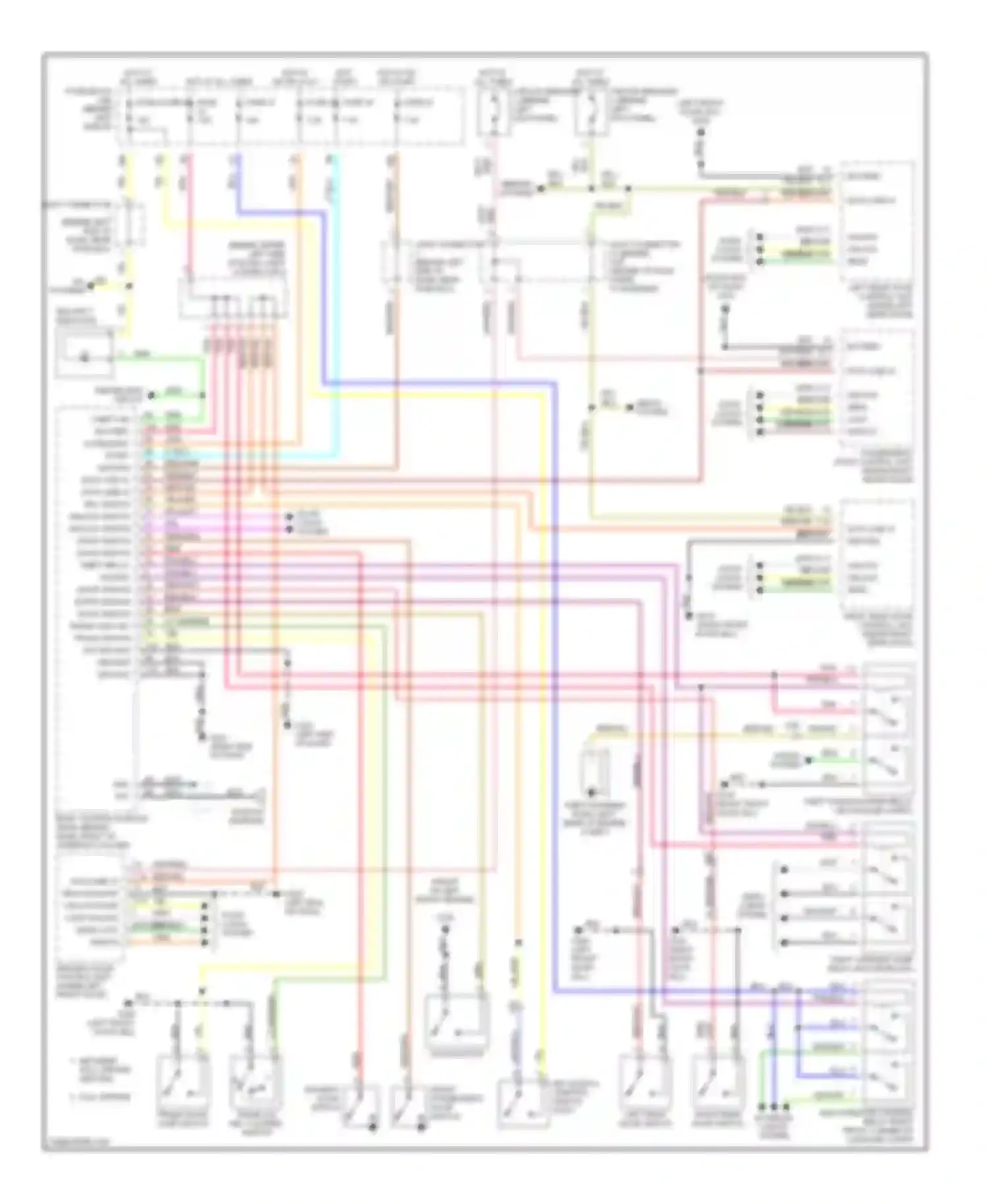 Q45 Infiniti II (1996-2001): Anti-theft circuit