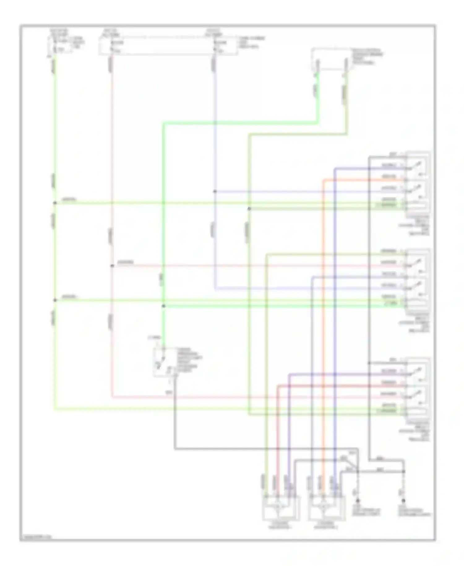 Q45 Infiniti II (1996-2001): Cooling fan circuit