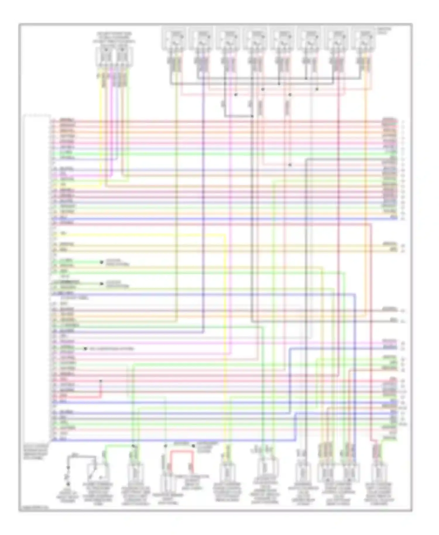 Q45 Infiniti II (1996-2001): Wiring diagram engine performance 4.1ls (1 of 4)