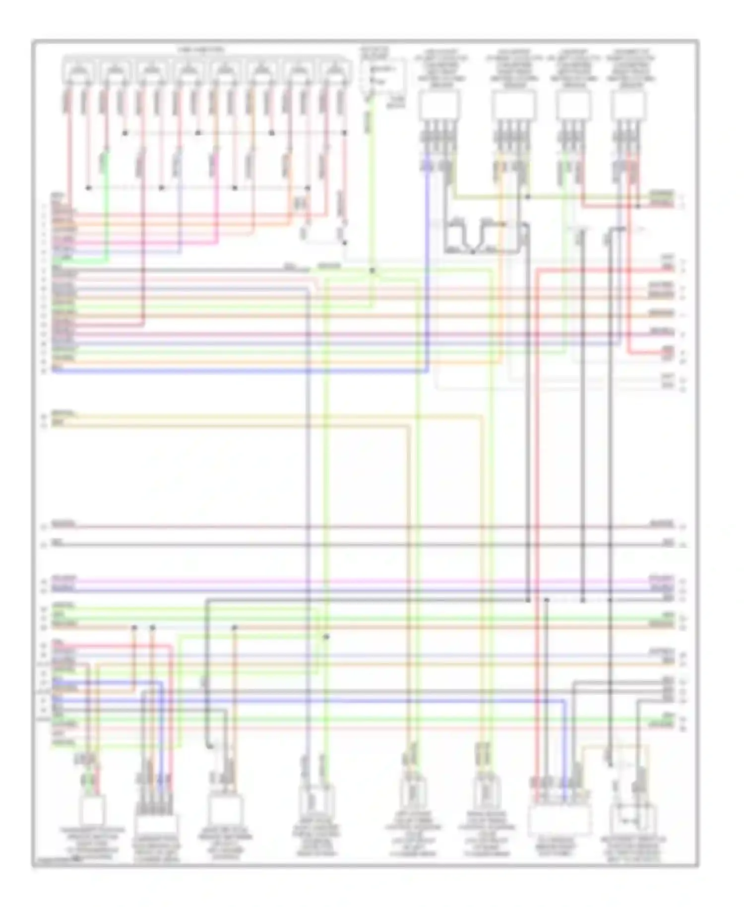 Q45 Infiniti II (1996-2001): Wiring diagram engine performance 4.1ls (2 of 4)