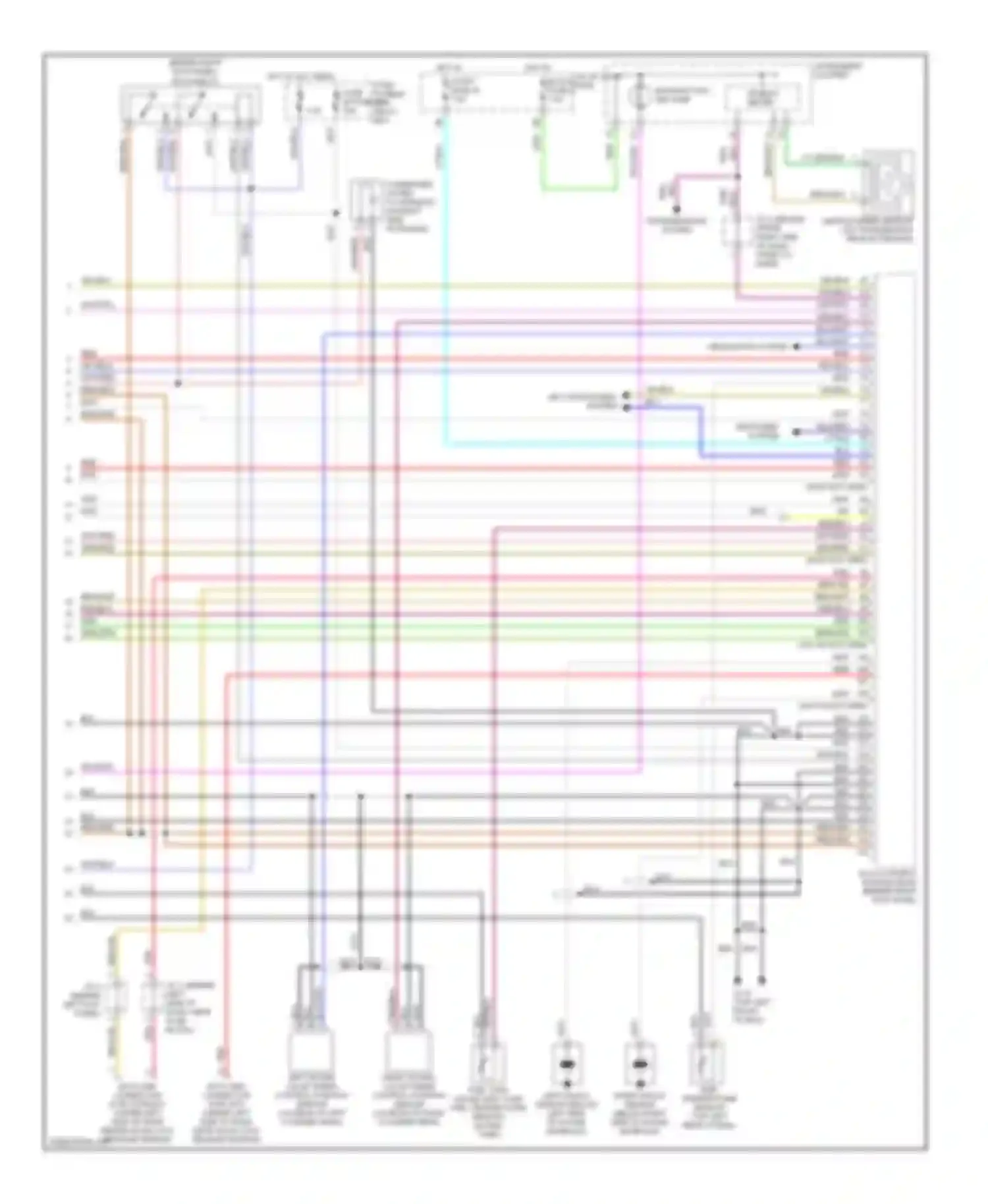 Q45 Infiniti II (1996-2001): Wiring diagram engine performance 4.1ls (4 of 4)