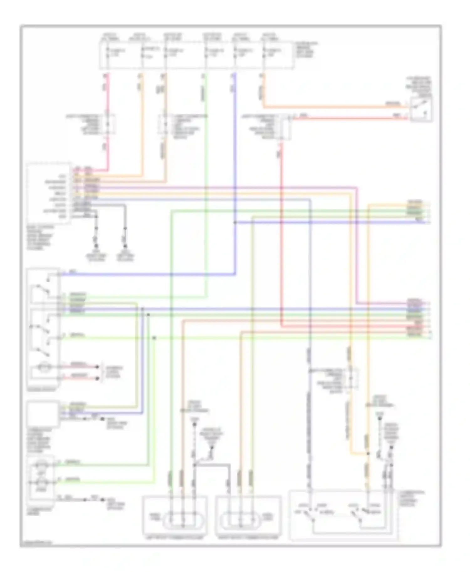 Q45 Infiniti II (1996-2001): Exterior lamps circuit (1 of 2)