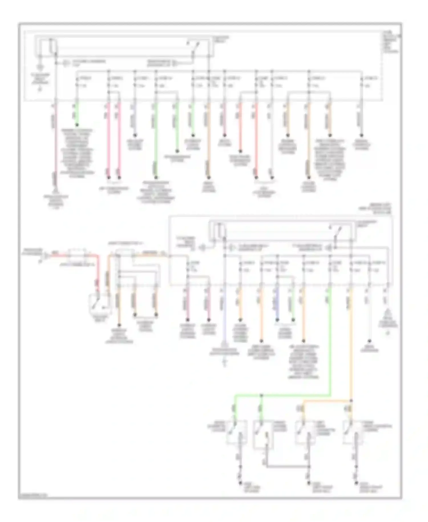 Q45 Infiniti II (1996-2001): Power distribution circuit (2 of 3)