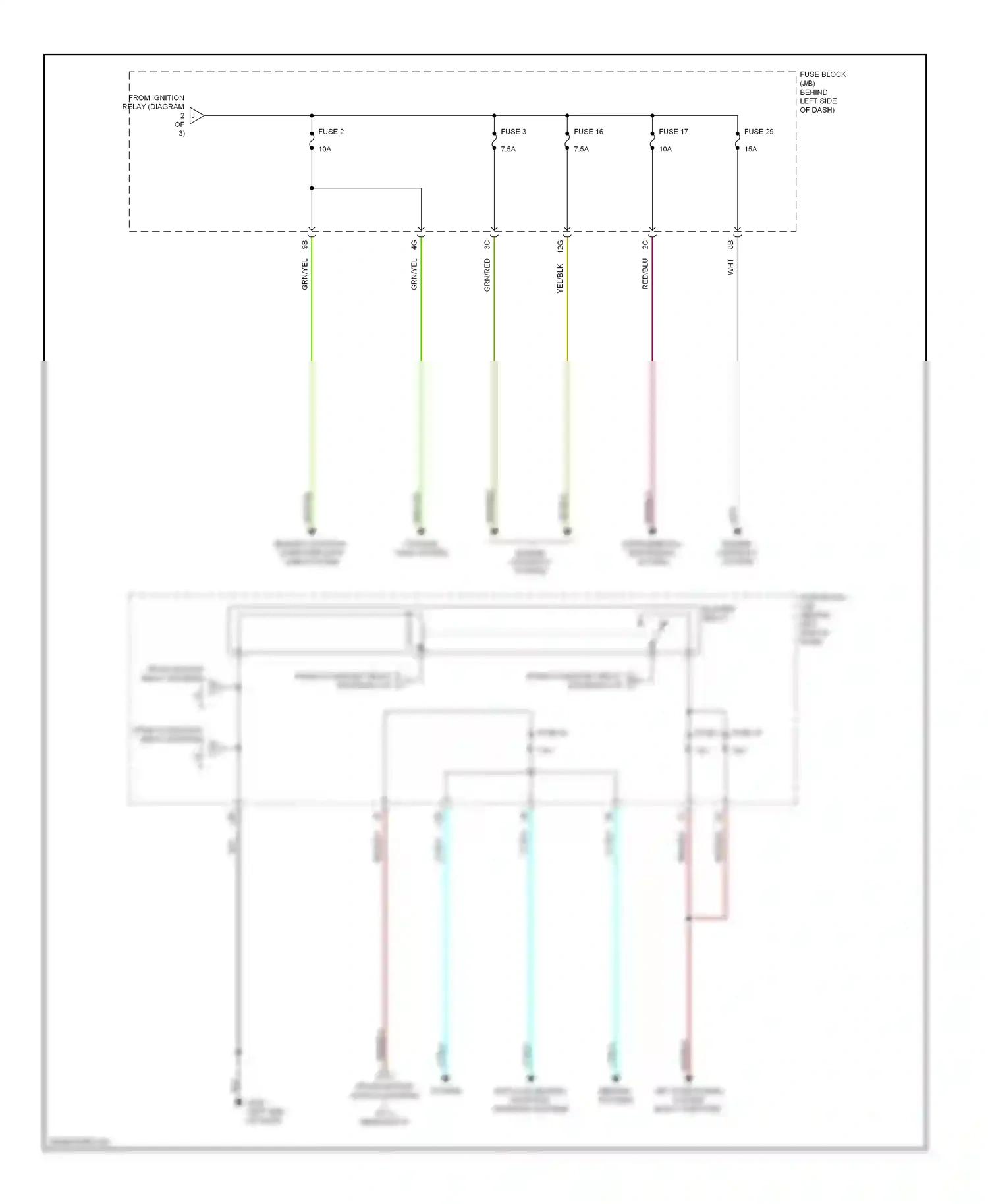 Infiniti Q45 II (1996-2001) engine controls, computer data lines system wiring diagram  (1 of 1)