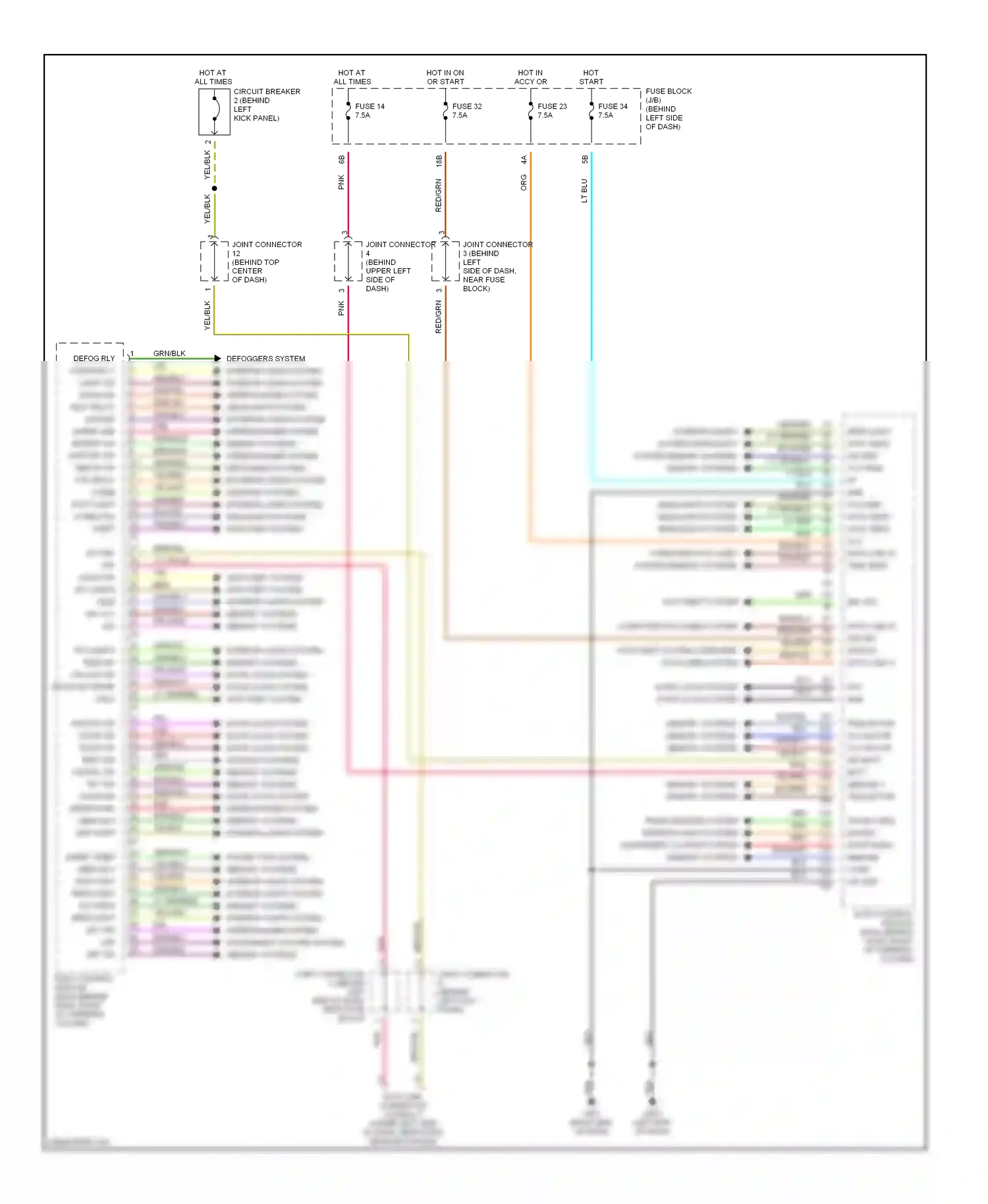 Infiniti Q45 II (1996-2001) memory systems memory systems memory systems wiring diagram  (1 of 1)