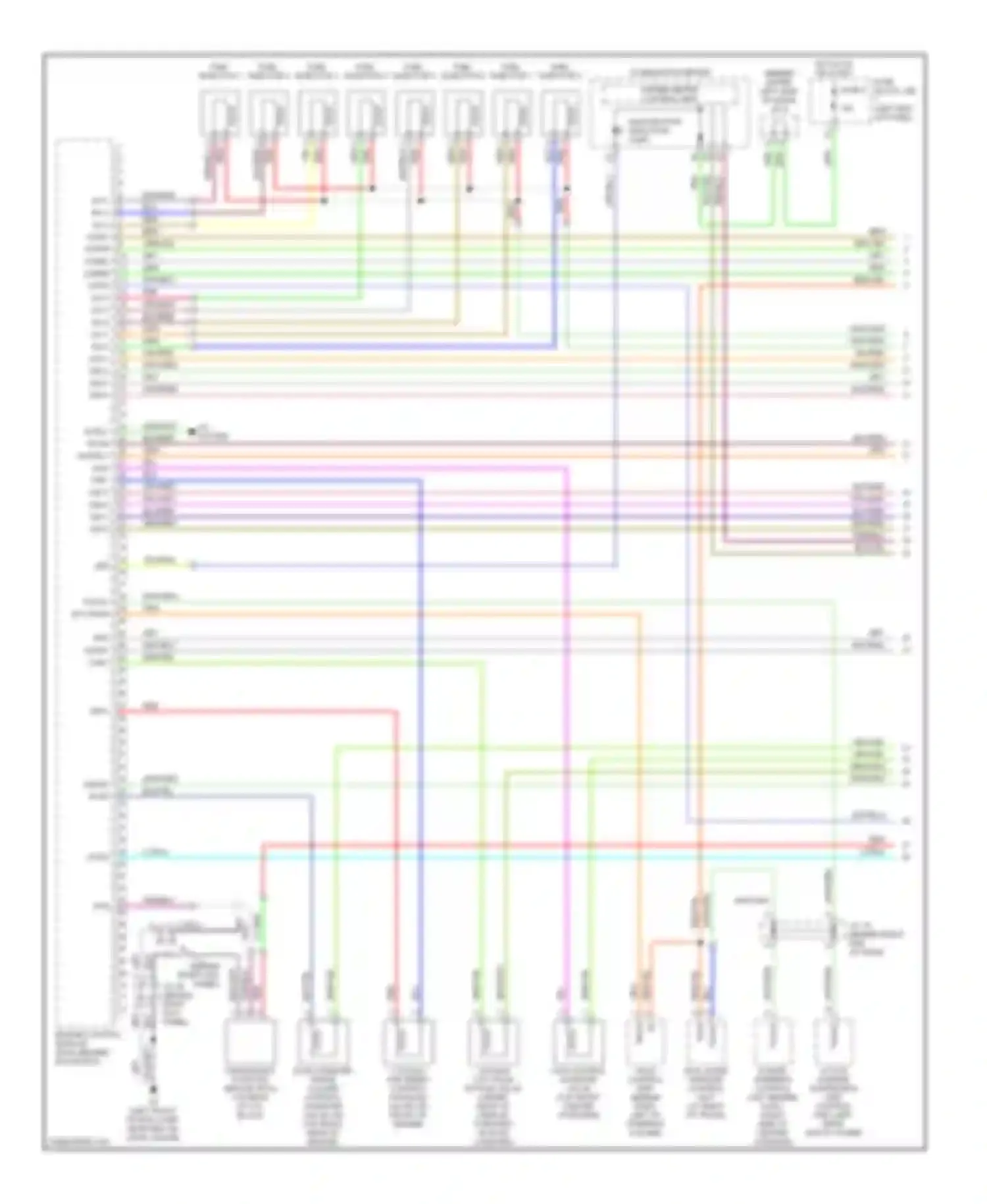 Q45 Infiniti III (2001-2006): Wiring diagram engine performance 4.5l (1 of 5)