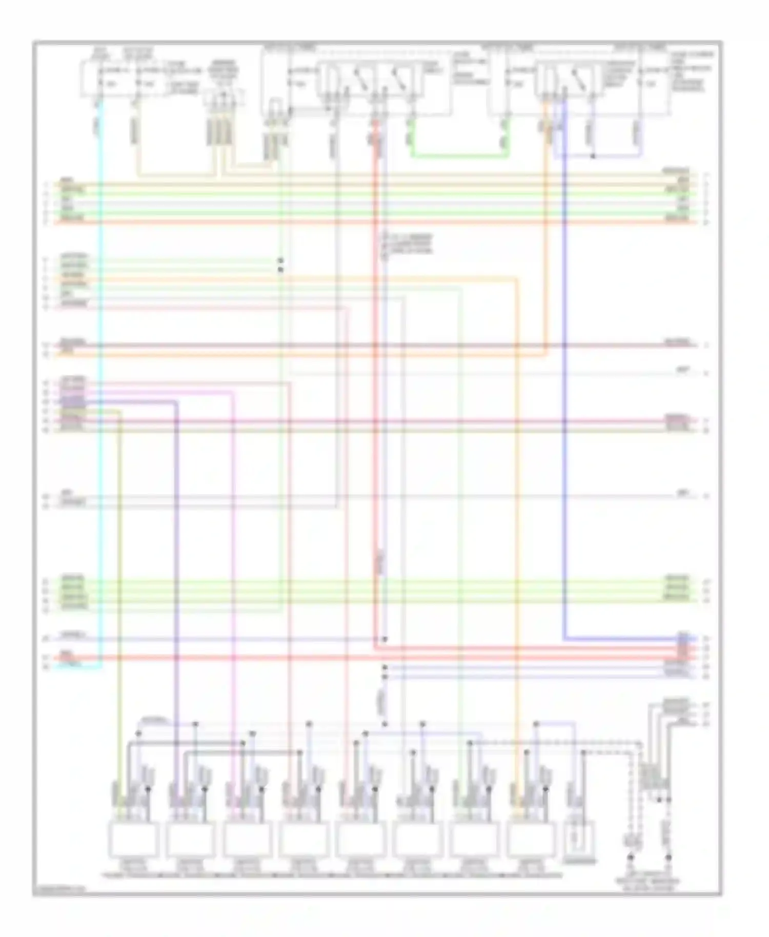 Q45 Infiniti III (2001-2006): Wiring diagram engine performance 4.5l (2 of 5)