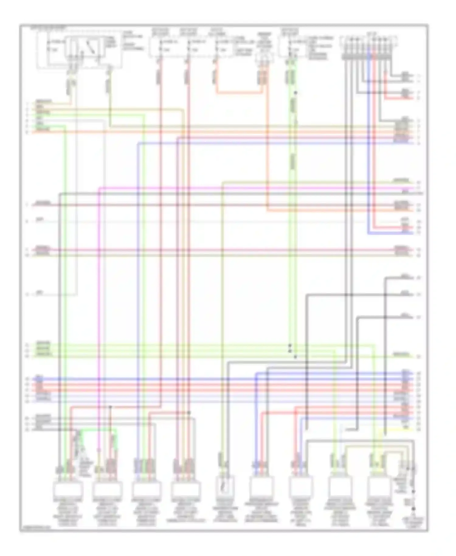 Q45 Infiniti III (2001-2006): Wiring diagram engine performance 4.5l (3 of 5)