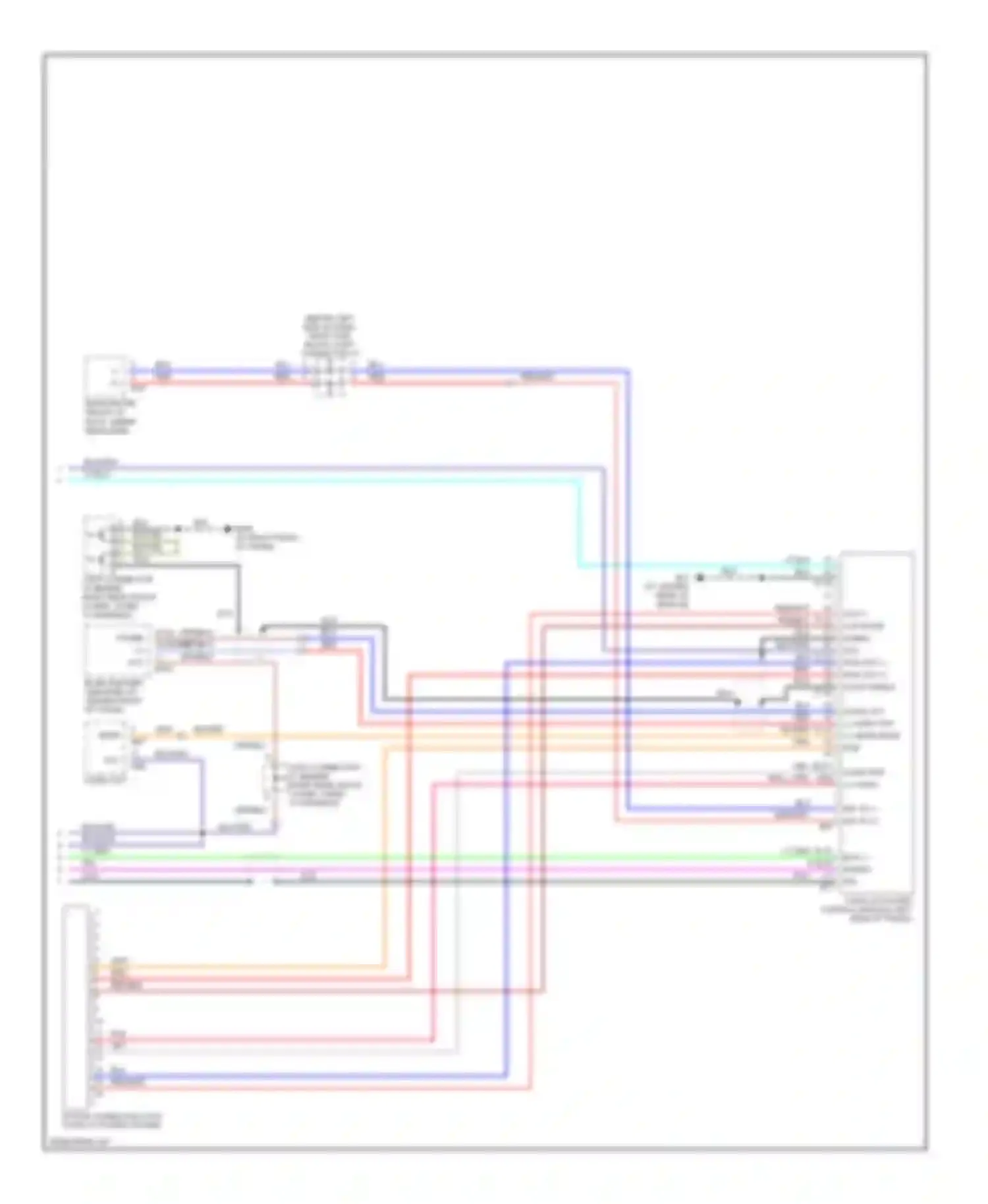 Q45 Infiniti III (2001-2006): Vehicle information system circuit, with navigation (2 of 2)