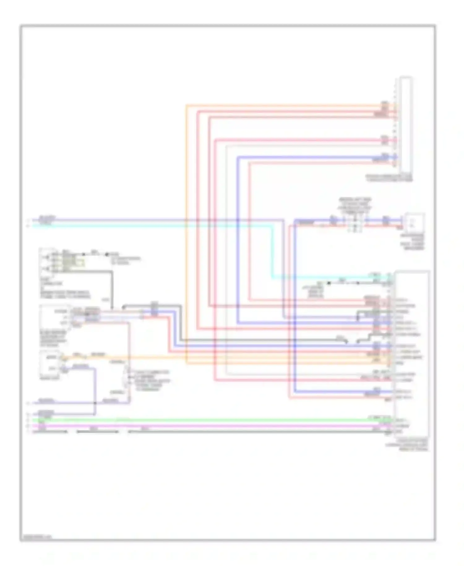 Q45 Infiniti III (2001-2006): Vehicle information system circuit, without navigation (2 of 2)