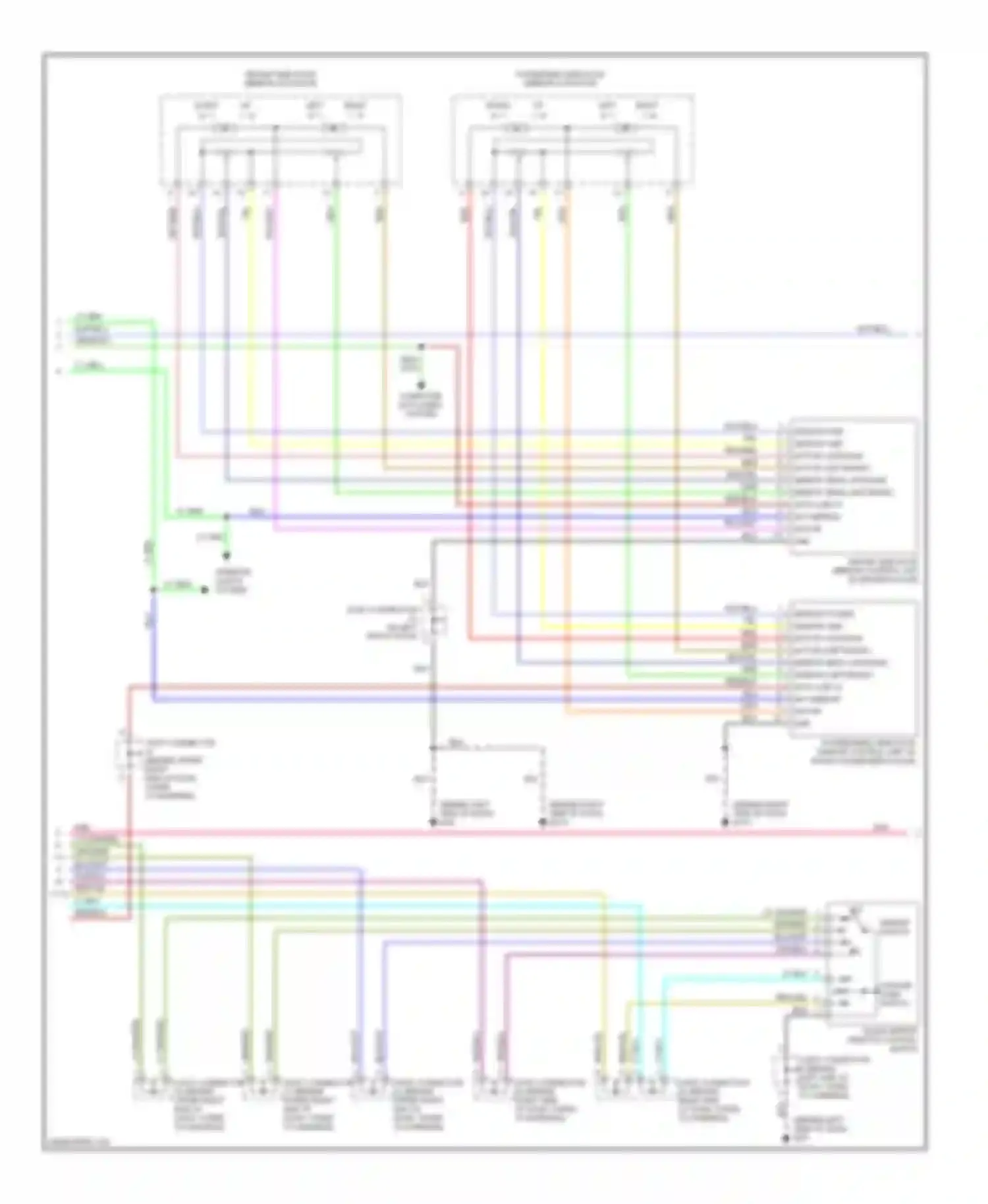 Q45 Infiniti III (2001-2006): Memory systems circuit (2 of 3)
