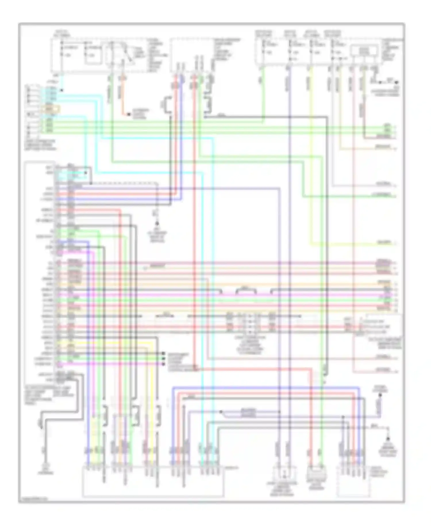 Q45 Infiniti III (2001-2006): Navigation circuit (1 of 2)