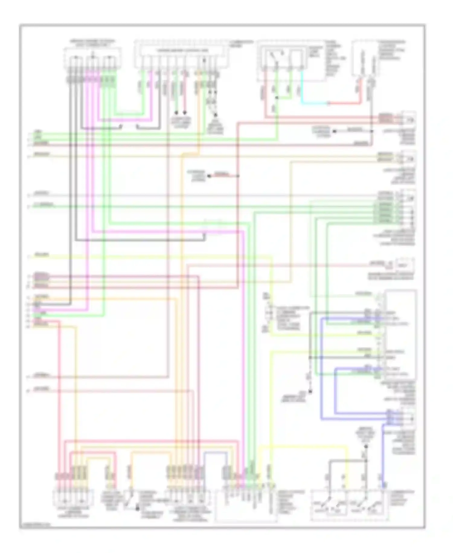 Q45 Infiniti III (2001-2006): Navigation circuit (2 of 2)