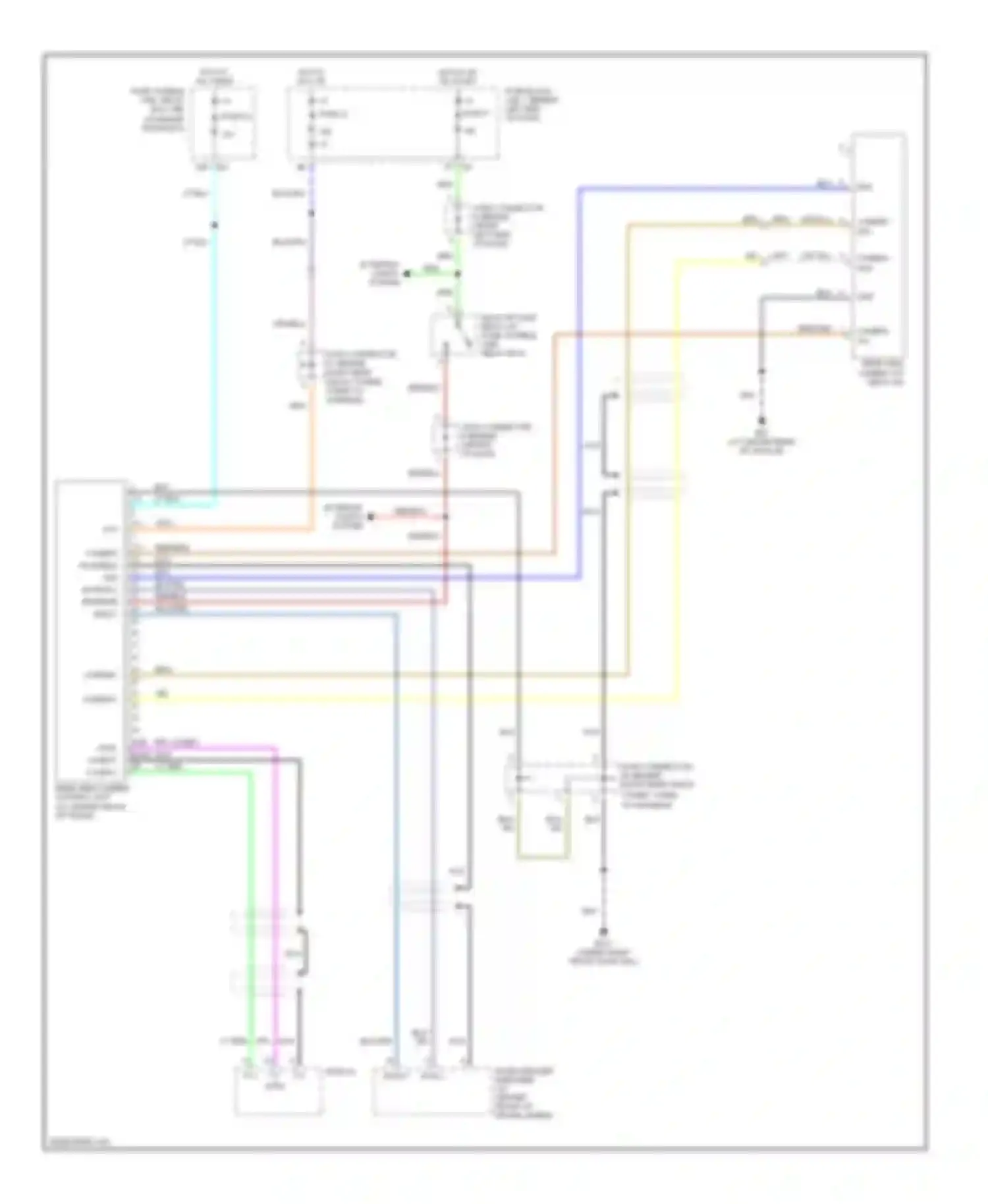Q45 Infiniti III (2001-2006): Rear camera circuit