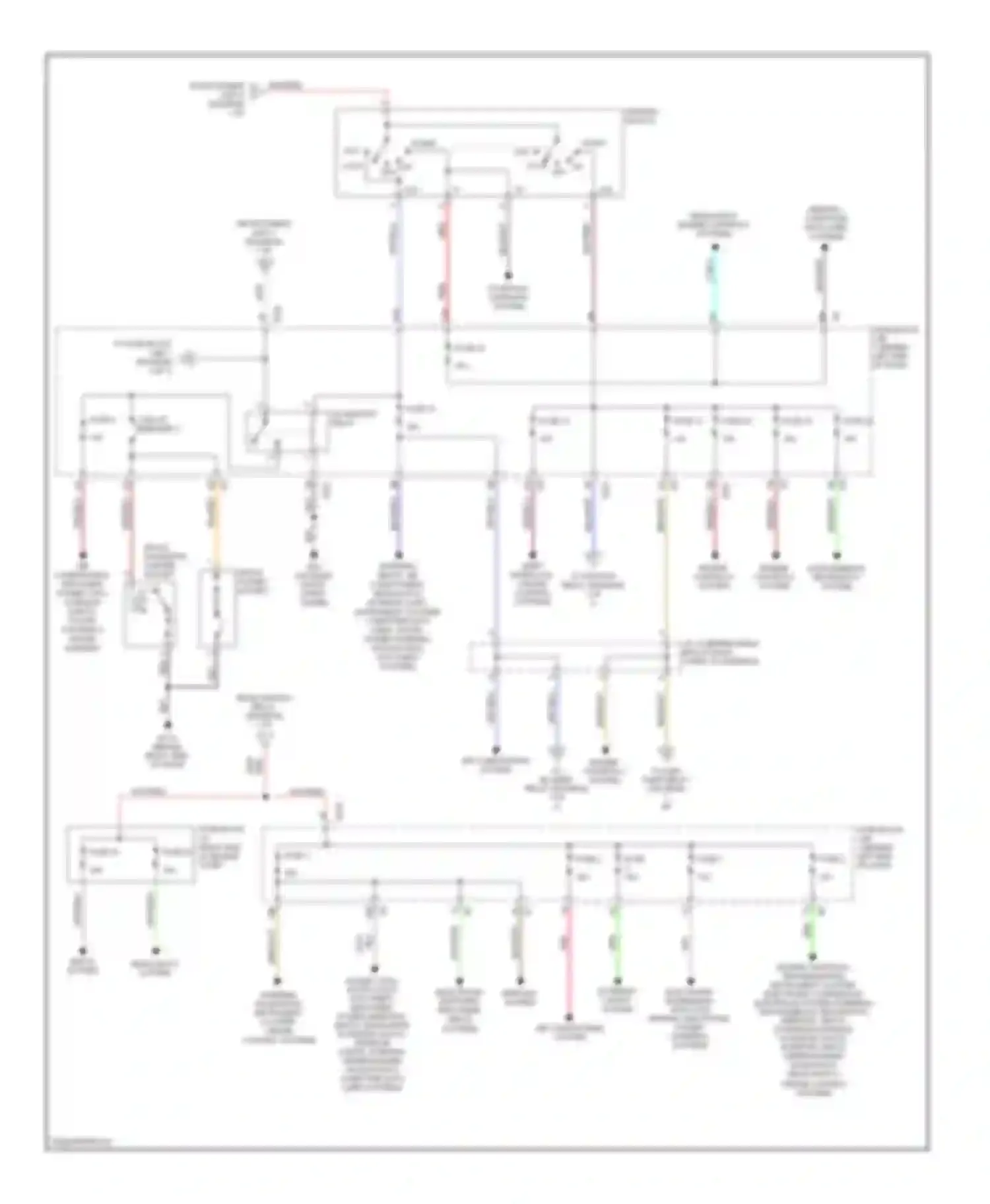 Q45 Infiniti III (2001-2006): Power distribution circuit (2 of 3)