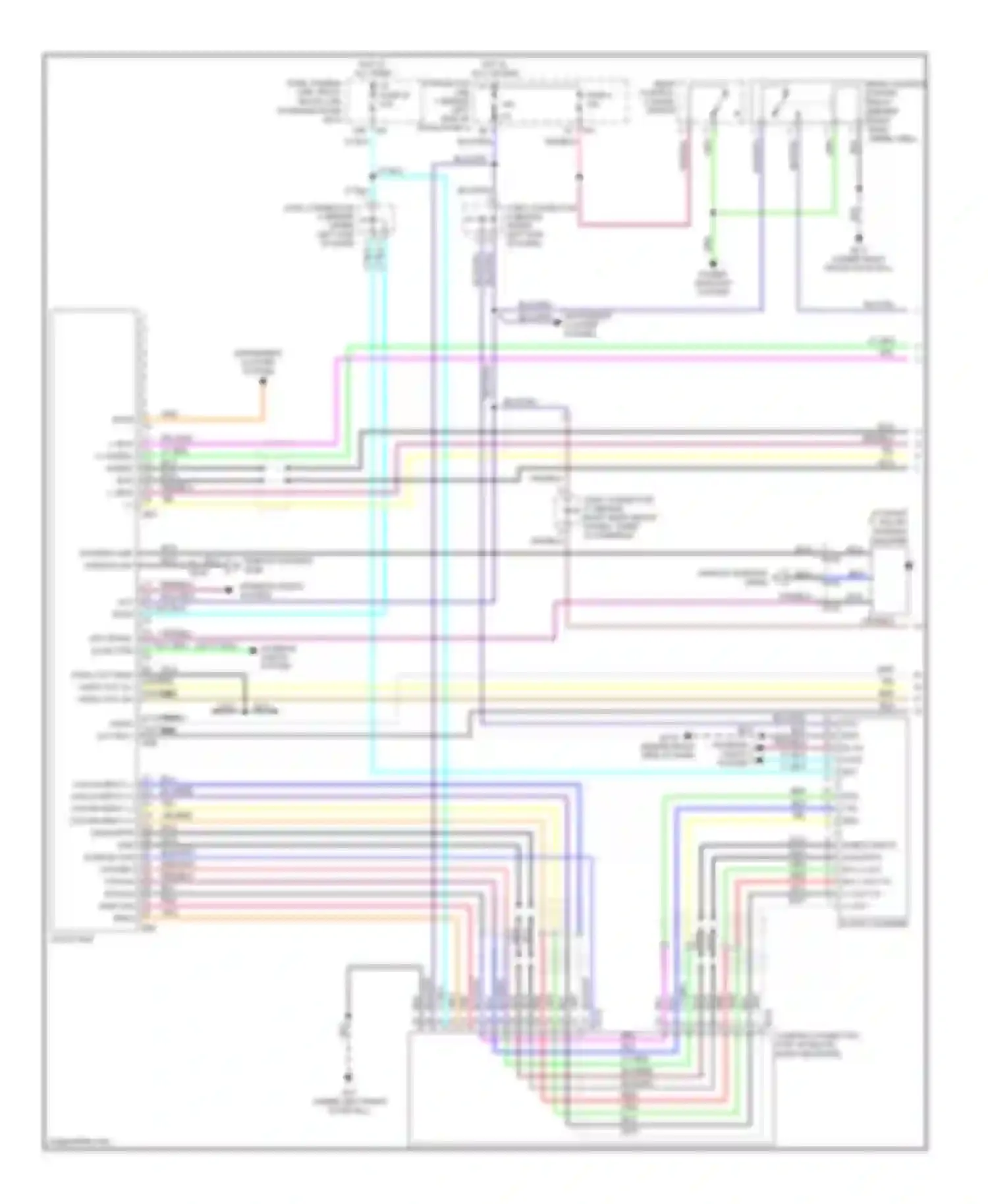 Q45 Infiniti III (2001-2006): Radio circuit (1 of 2)