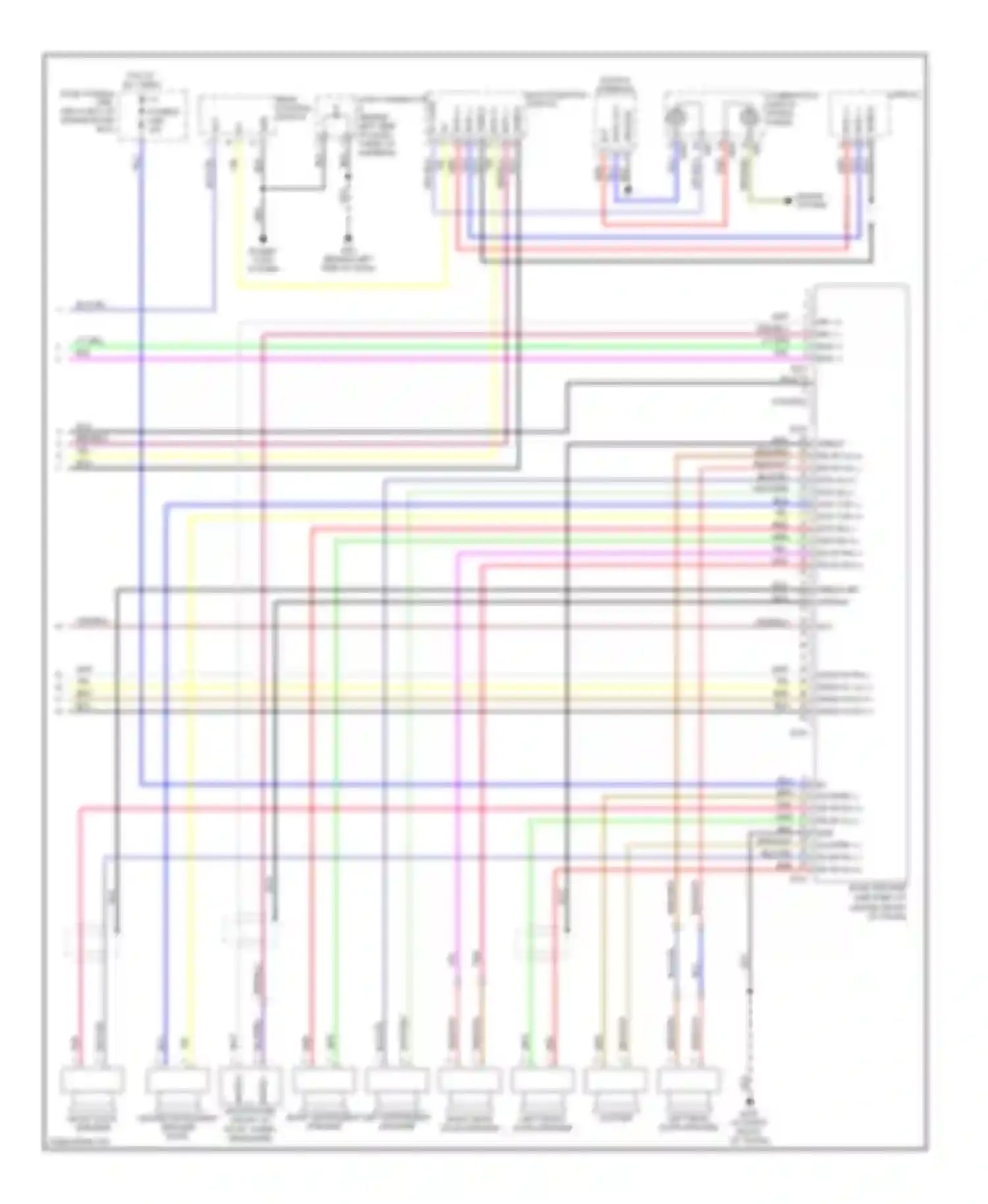 Q45 Infiniti III (2001-2006): Radio circuit (2 of 2)