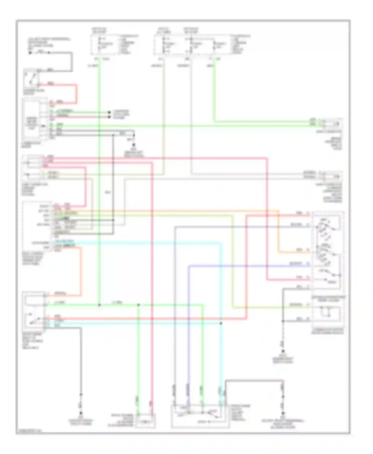 Q45 Infiniti III (2001-2006): Wiper/washer circuit