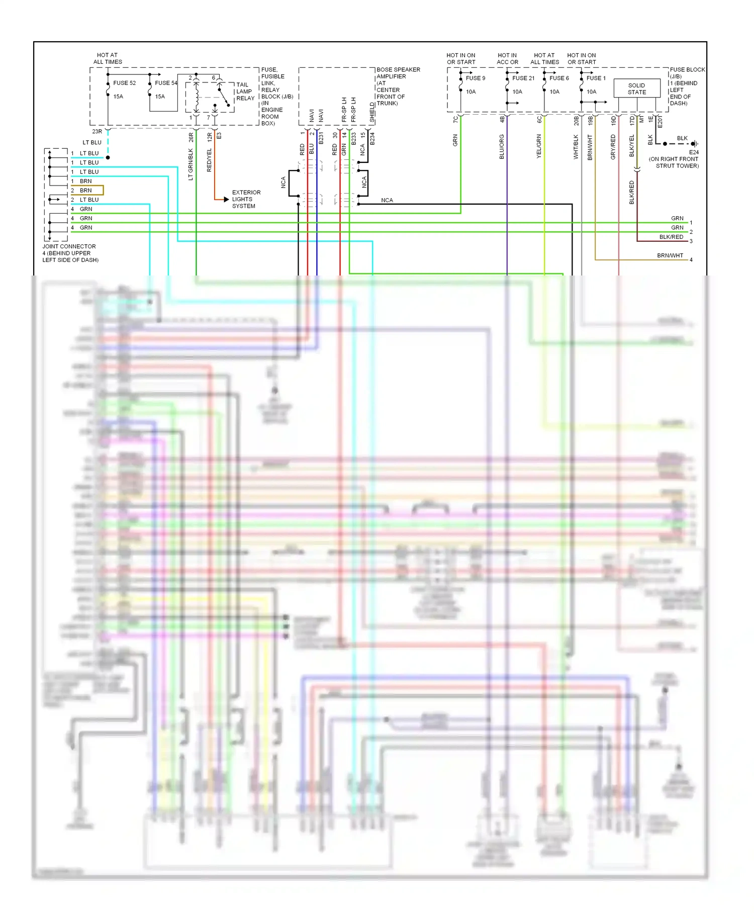 Infiniti Q45 III (2001-2006) solid state wiring diagram  (1 of 1)