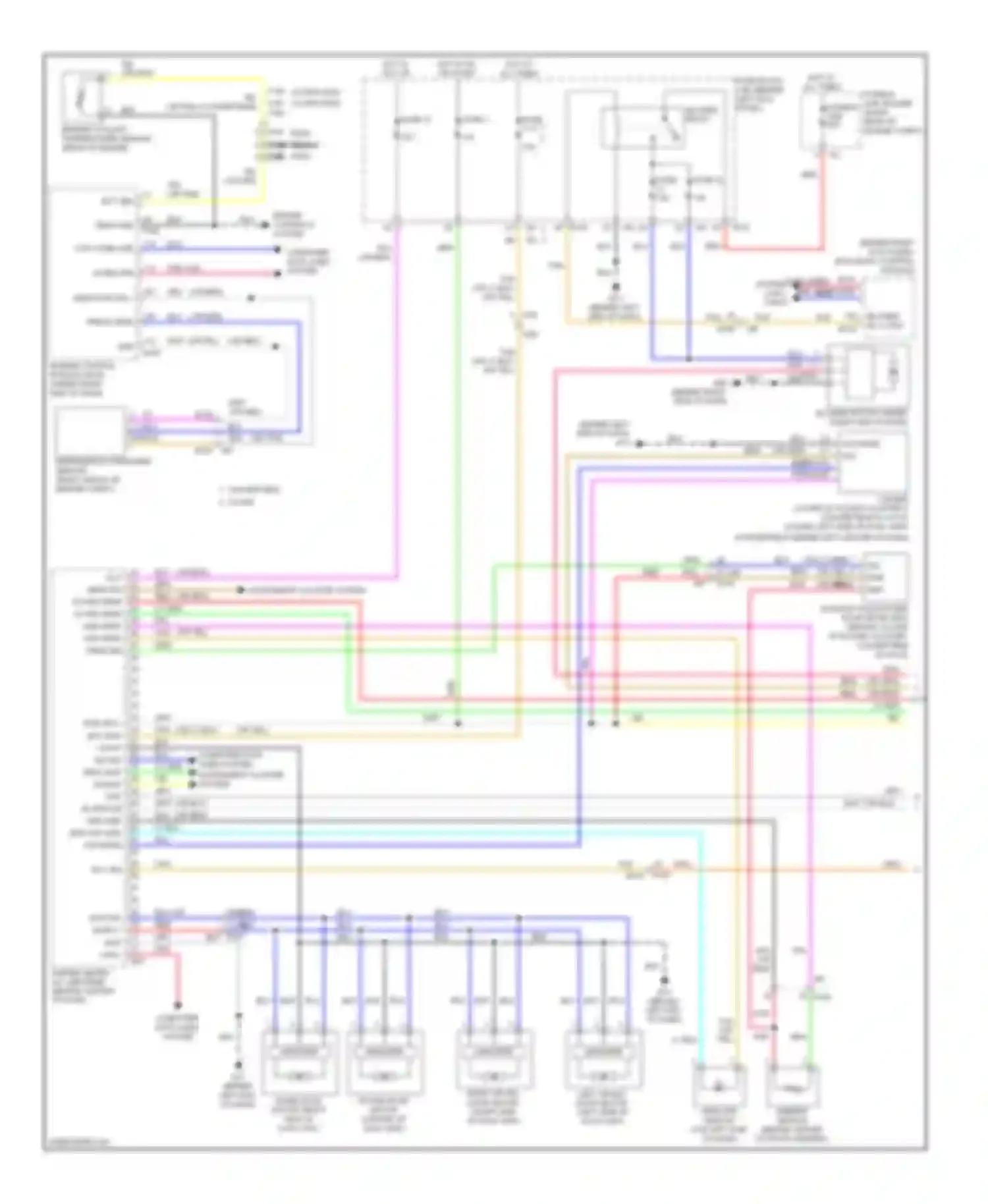 Q60 Infiniti I (2013-2016): Automatic a/c circuit (1 of 2)
