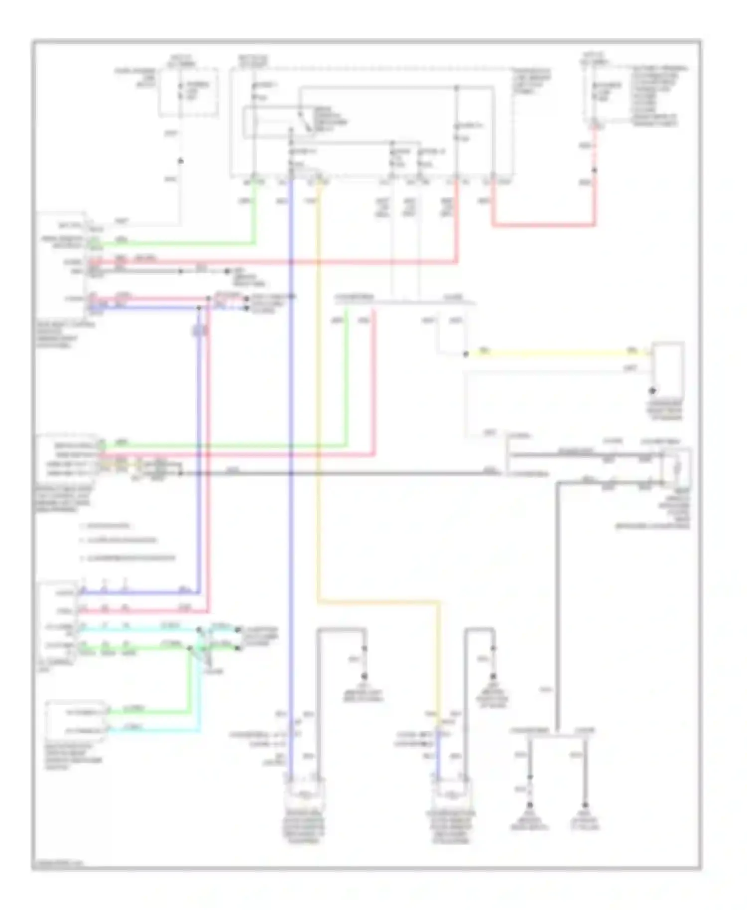 Q60 Infiniti I (2013-2016): Defoggers circuit