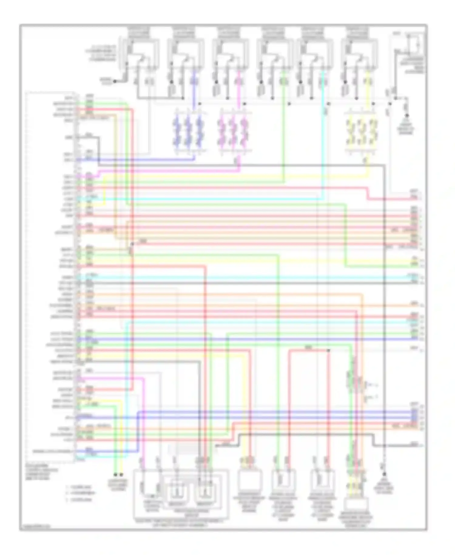 Q60 Infiniti I (2013-2016): Wiring diagram engine performance 3.7l (1 of 6)