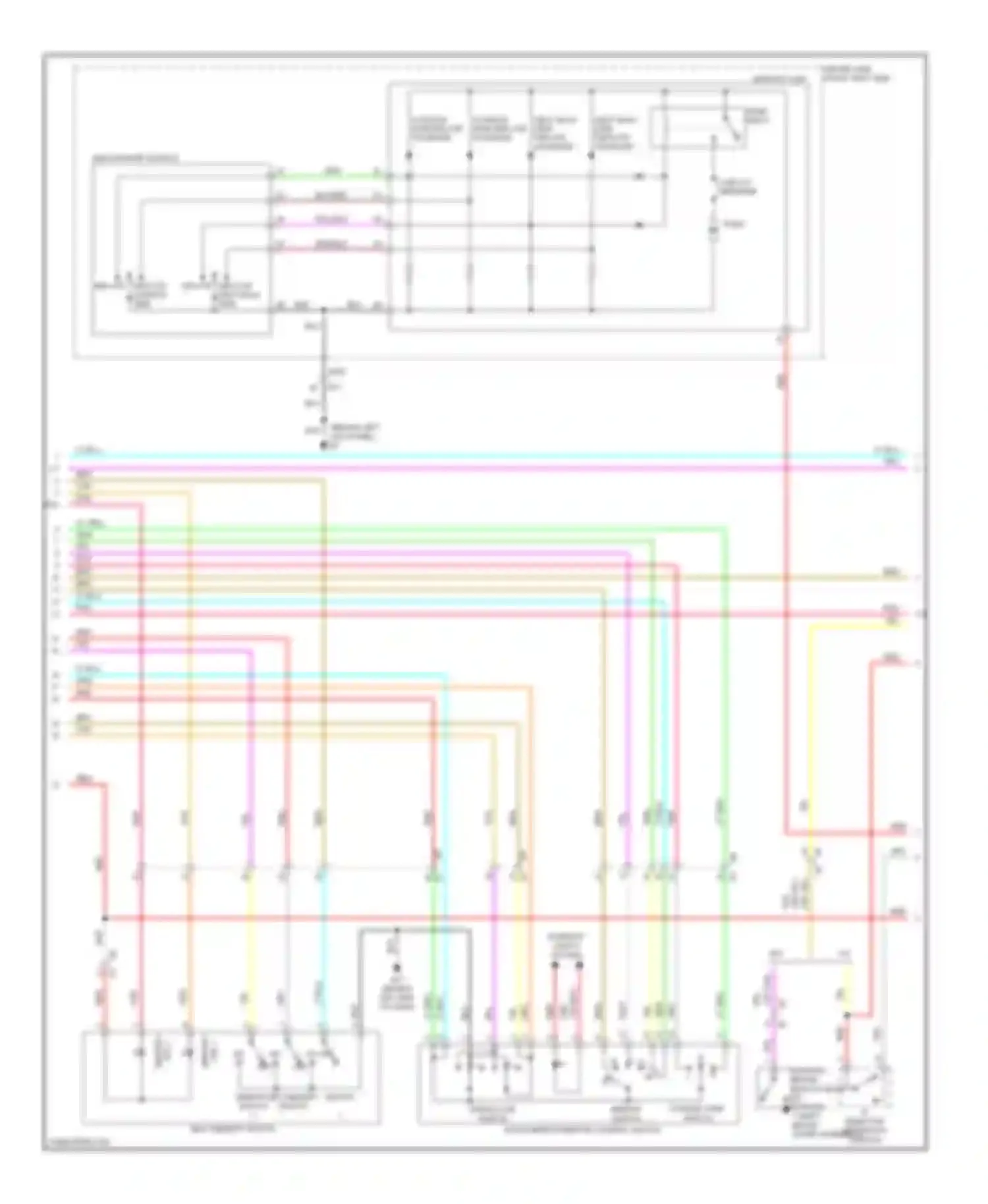 Q60 Infiniti I (2013-2016): Memory systems circuit, convertible (2 of 3)