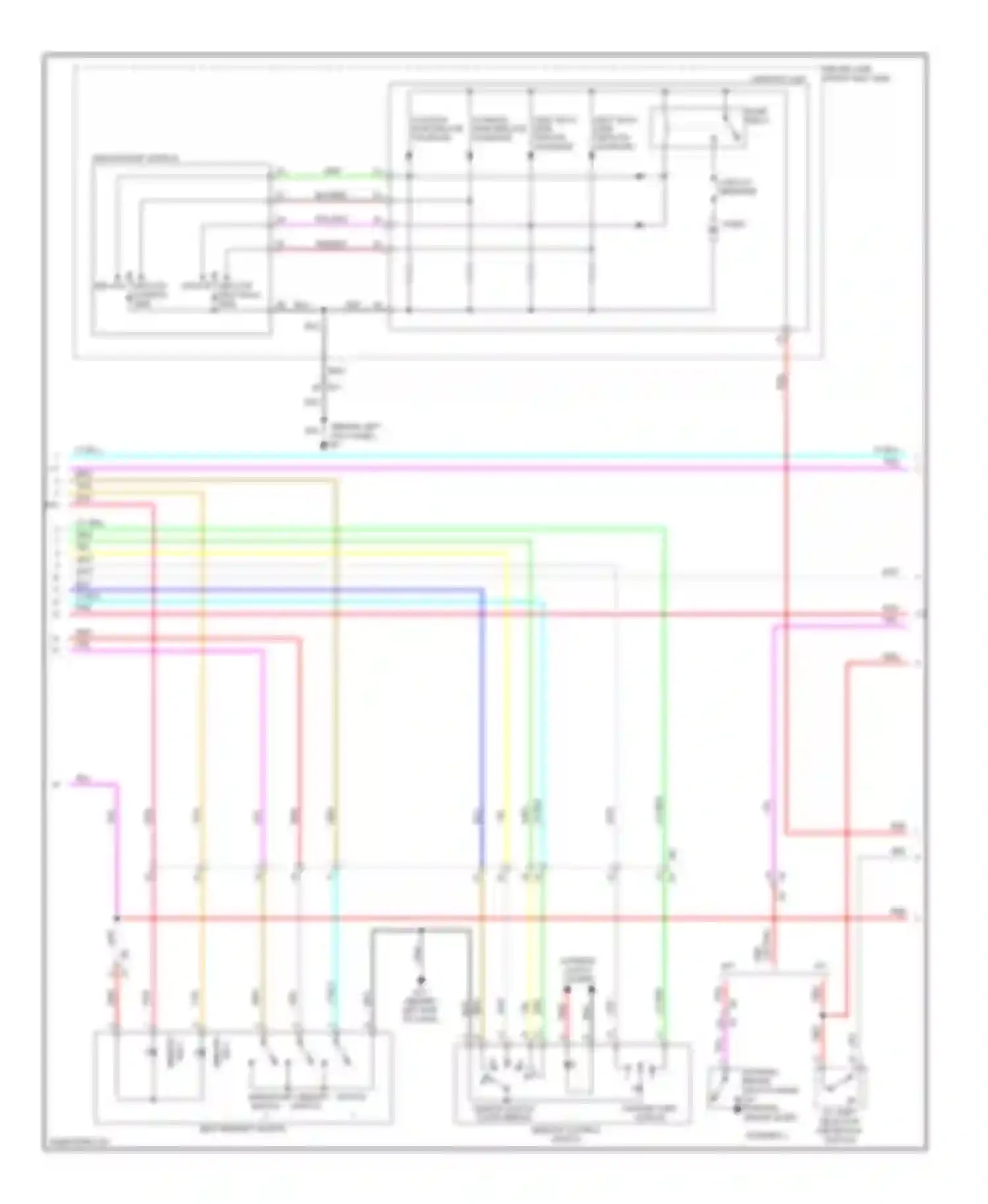 Q60 Infiniti I (2013-2016): Memory systems circuit, coupe (2 of 3)
