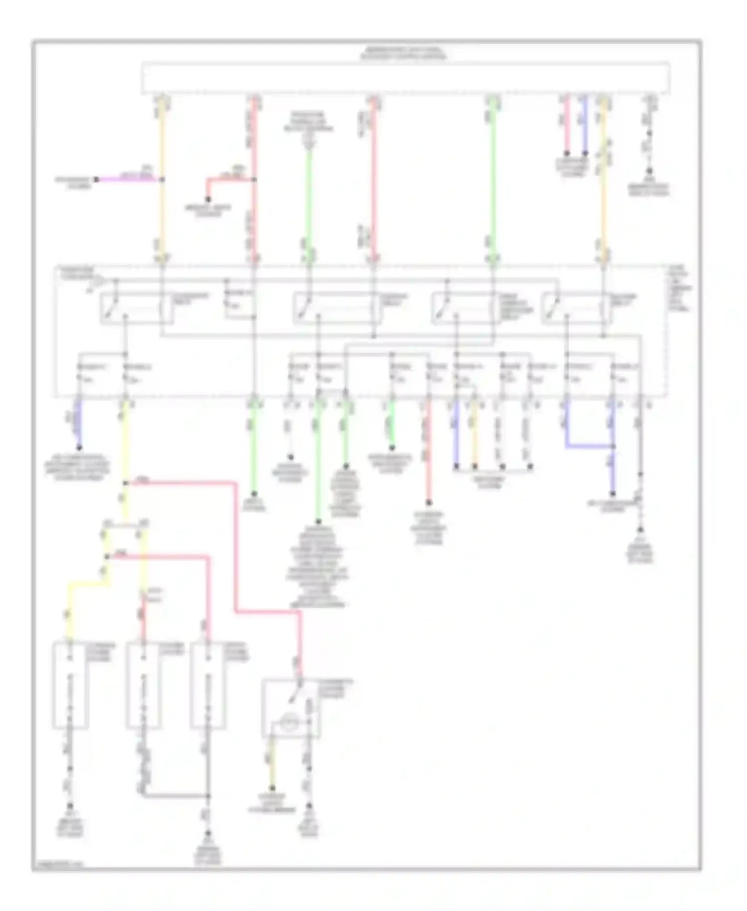 Q60 Infiniti I (2013-2016): Power distribution circuit (2 of 3)