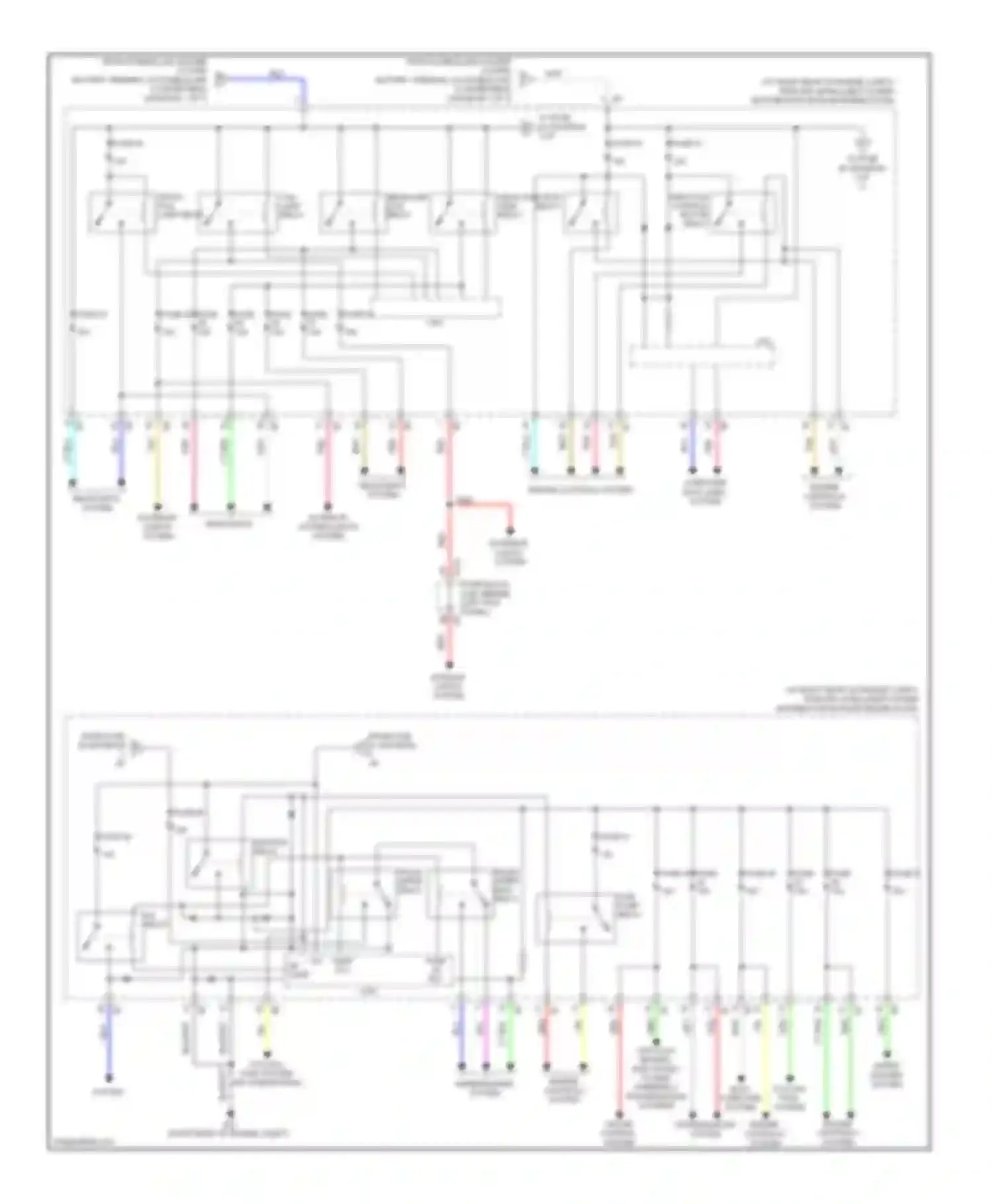 Q60 Infiniti I (2013-2016): Power distribution circuit (3 of 3)