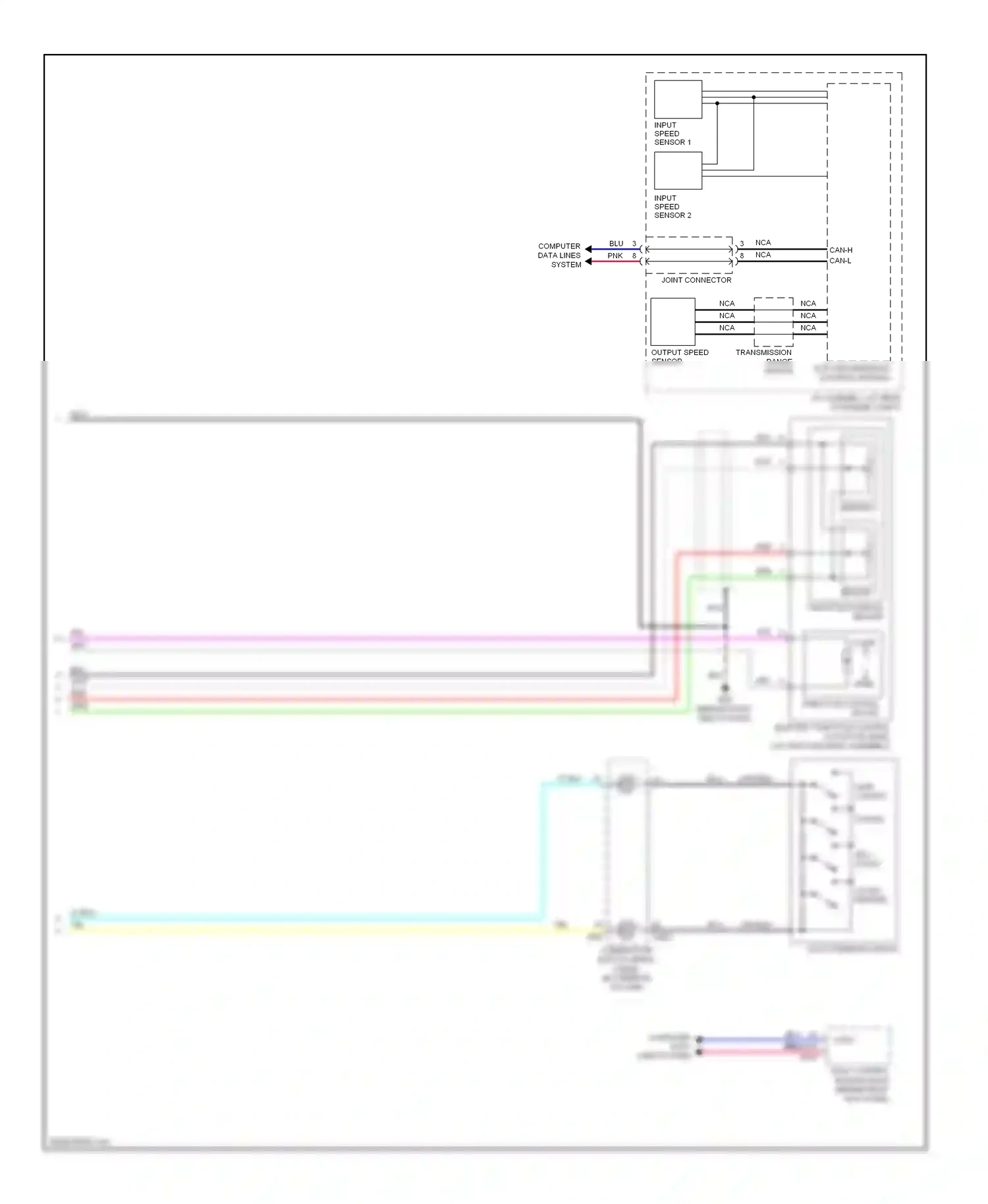 Wiring diagram computer data lines system pnk for Infiniti Q60 I (2013-2016) (1 of 1)