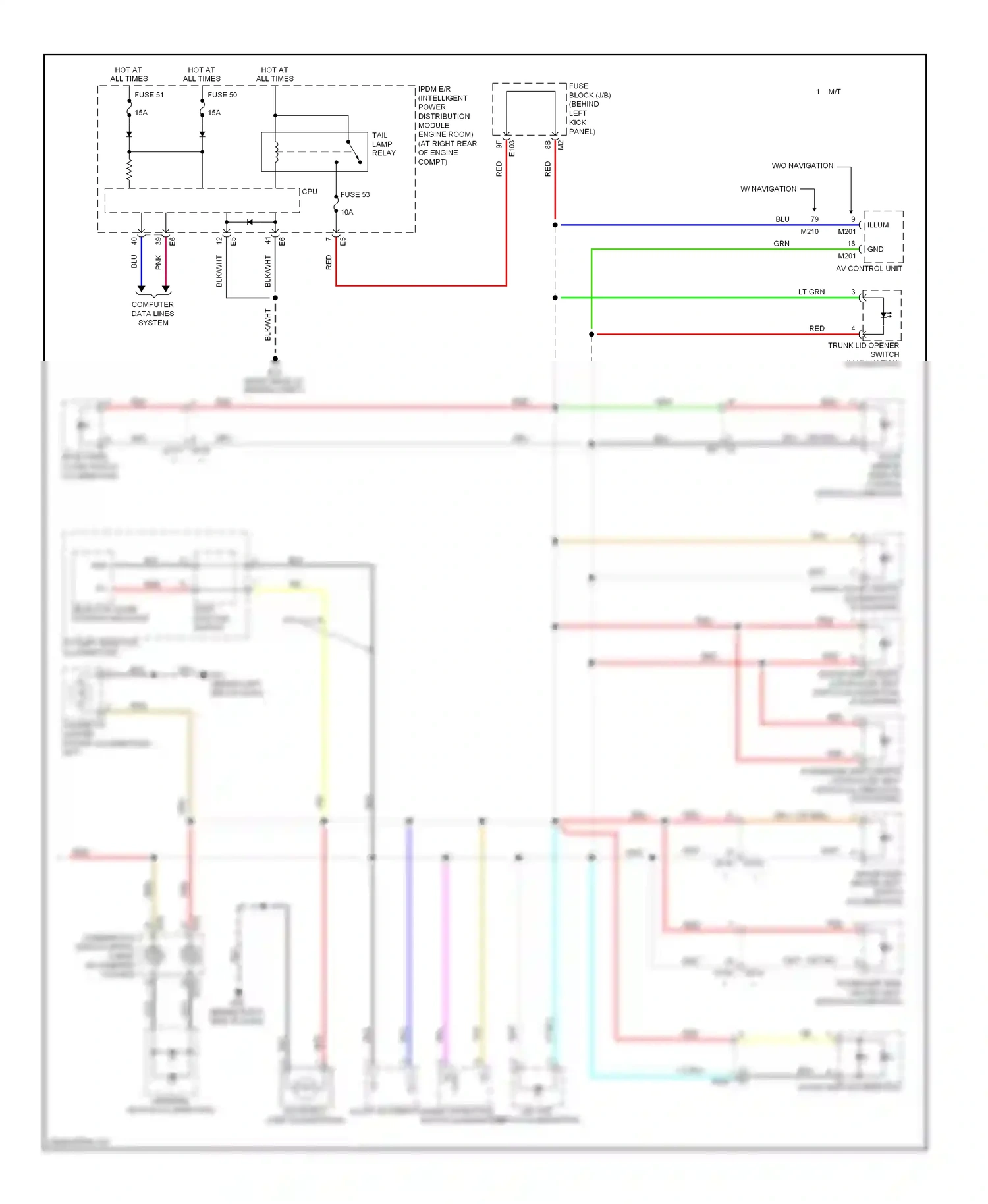 Wiring diagram computer data lines system for Infiniti Q60 I (2013-2016) (31 of 75)