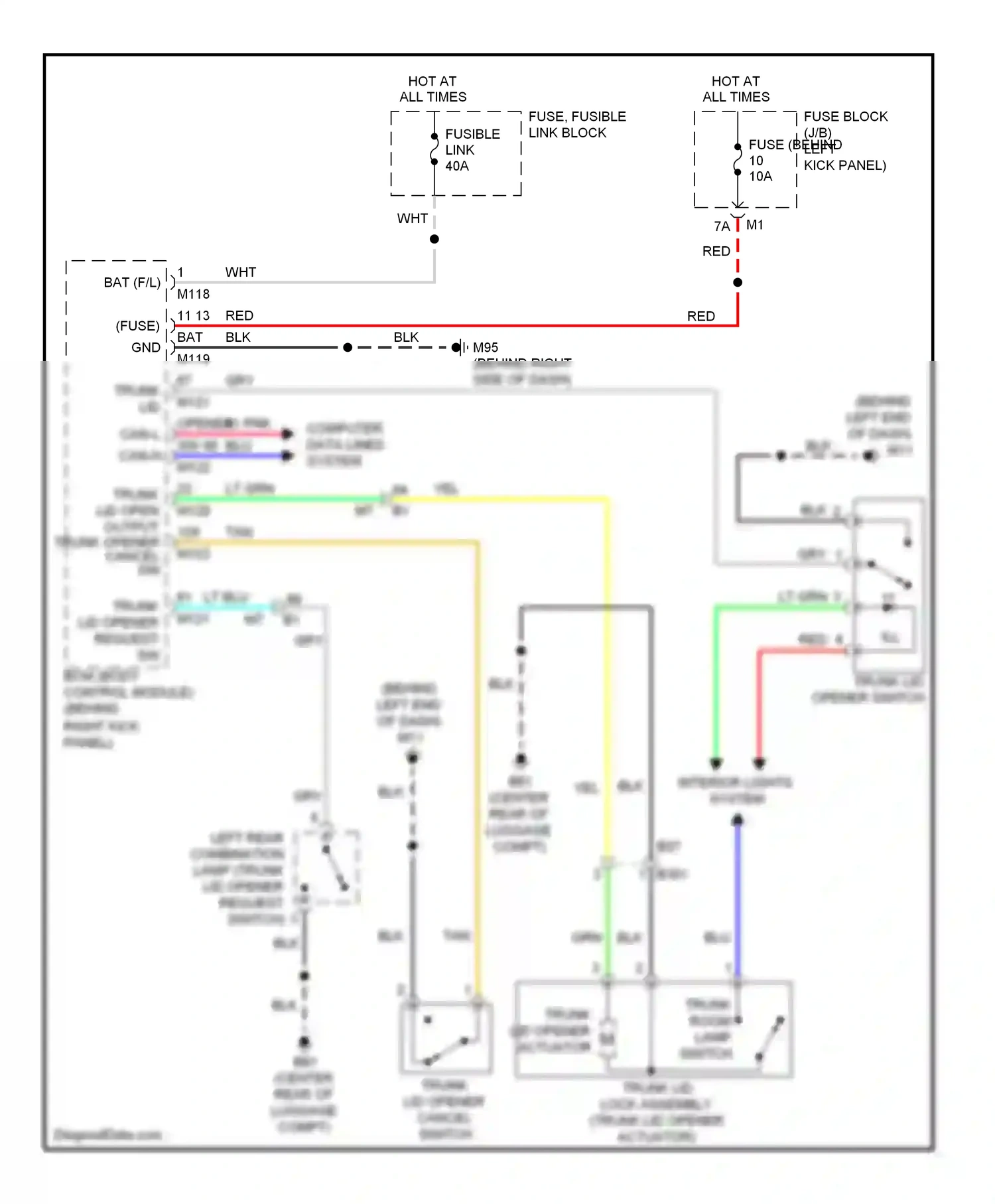 Wiring diagram computer data lines system for Infiniti Q60 I (2013-2016) (74 of 75)